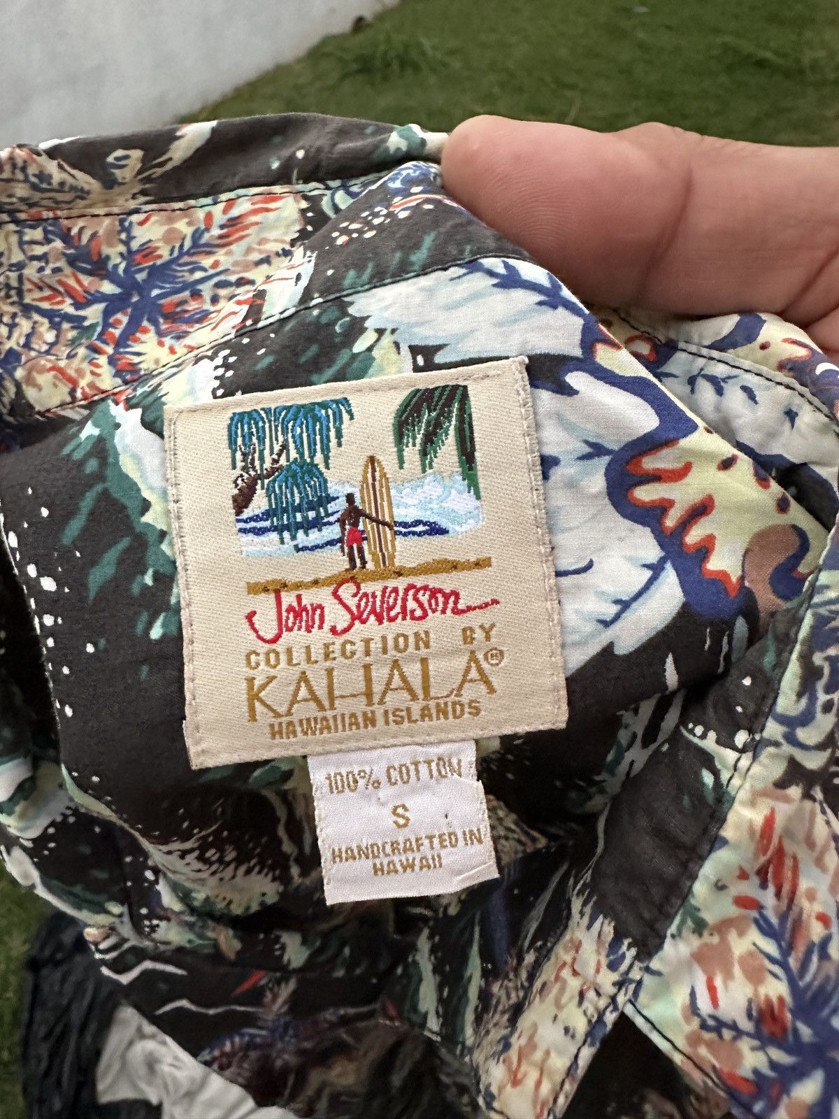 Other Kahala Hawaiian Print Multicolored Full Button Men's Small Size US S / EU 44-46 / 1 - 4 Thumbnail