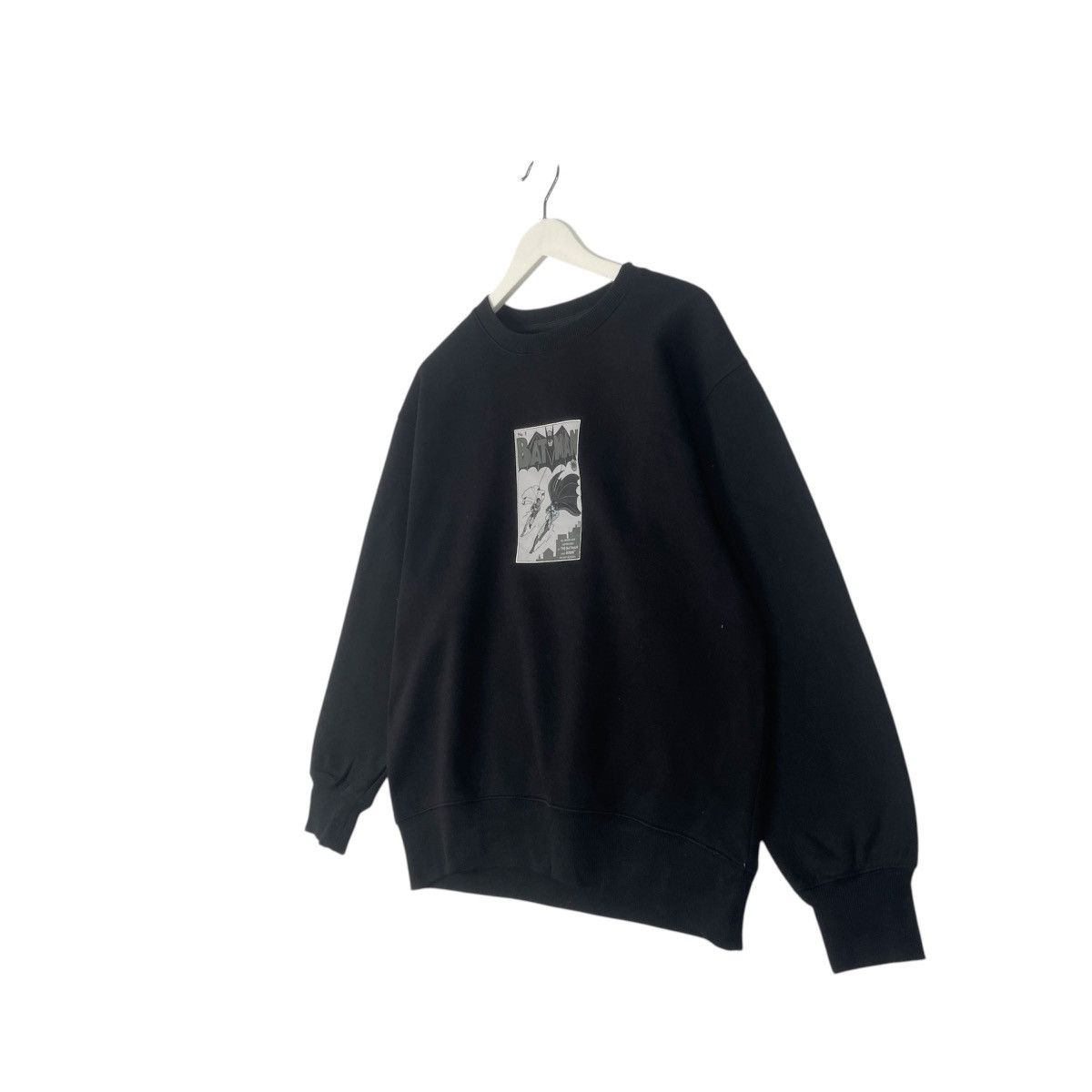 Designer × Vintage vintage Hoodie/sweater Batman Gu Sweatshirt Jumper - black Size US M / EU 48-50 / 2 - 2 Thumbnail