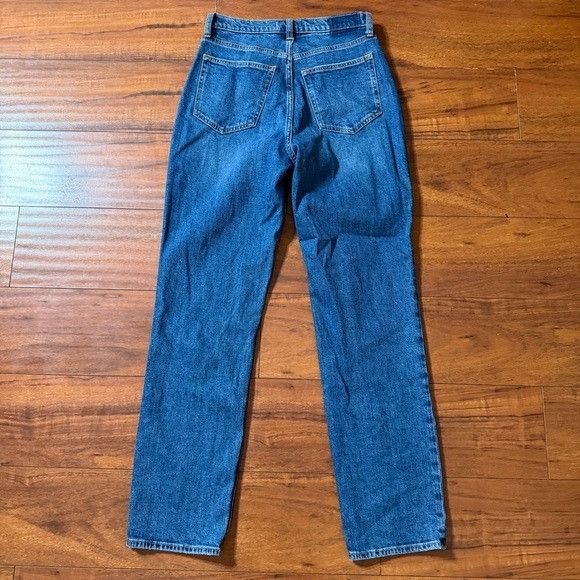 Abercrombie & Fitch Abercrombie & Fitch Blue Distressed The Ankle Straight Sz 28 Size 28" / US 6 / IT 42 - 7 Thumbnail