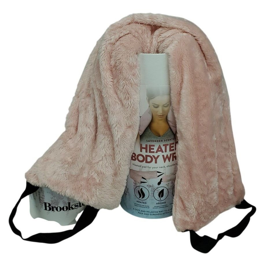 Other Brookstone Lavender Heated Pink Plush Neck Shoulder Warmer Size ONE SIZE - 1 Thumbnail