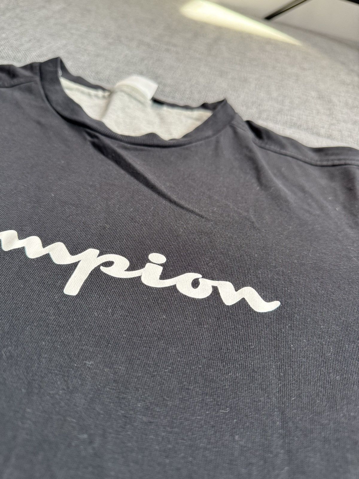 Champion Vintage Champion Big Logo black T-Shirt S Size US S / EU 44-46 / 1 - 3 Thumbnail