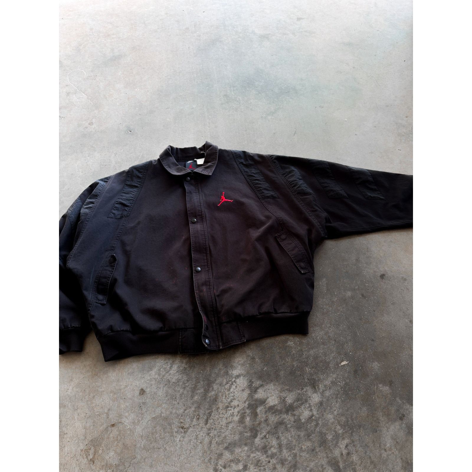 Nike 1990s Rare Nike Jordan Bomber Jacket Size XL Size US XL / EU 56 / 4 - 3 Thumbnail