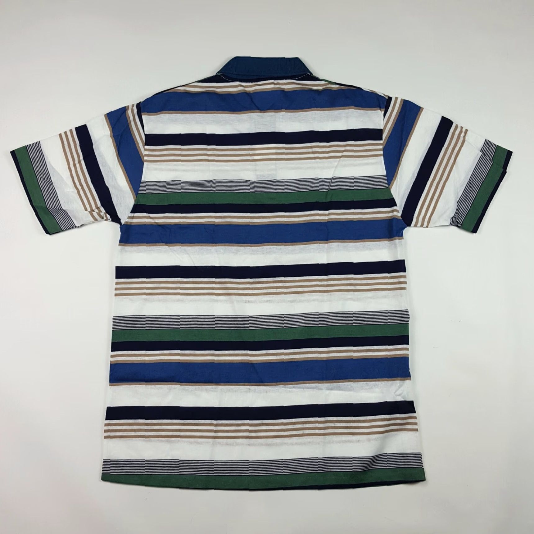 Vintage VTG 90s MunsingWear Mens Size L Striped Short Sleeve Golf Tennis Surf Polo Shirt Y2K Preppy Collared Skater Surf Vintage Polo Shirt 90s Size US L / EU 52-54 / 3 - 3 Thumbnail