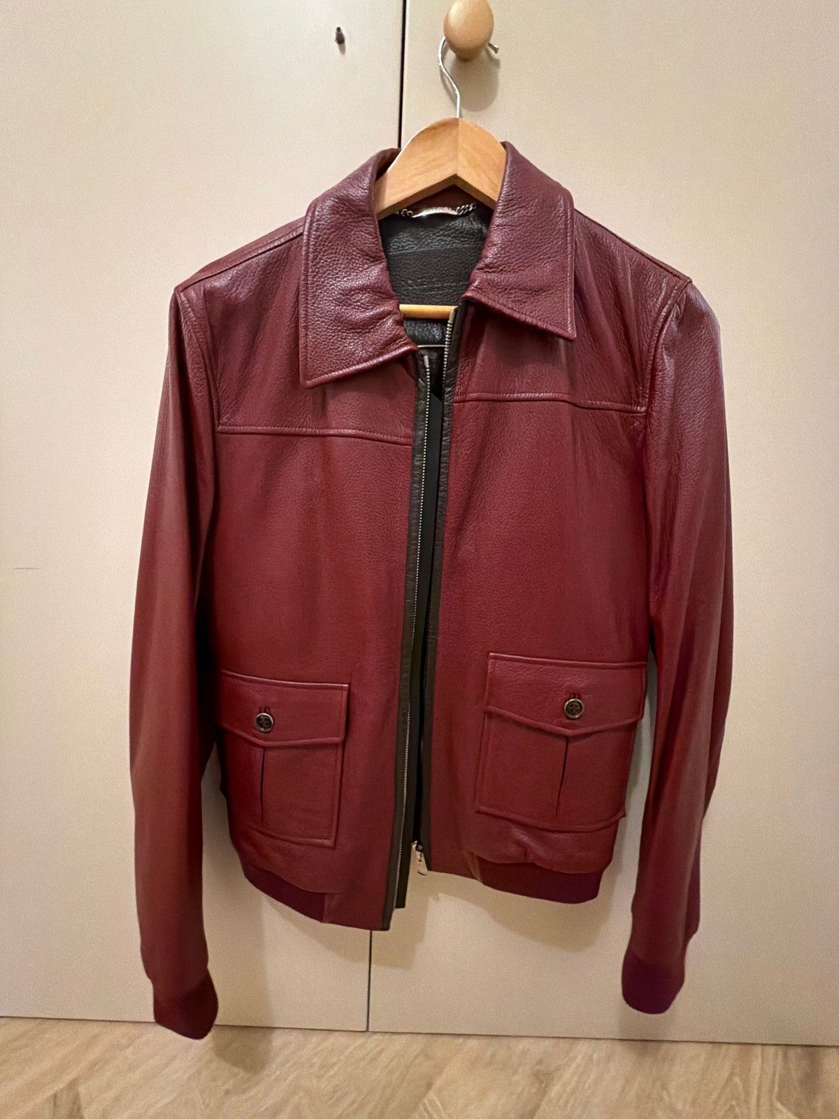 Dolce & Gabbana Dolce&Gabbana Leather Zip Jacket Size US XS / EU 42 / 0 - 1 Thumbnail