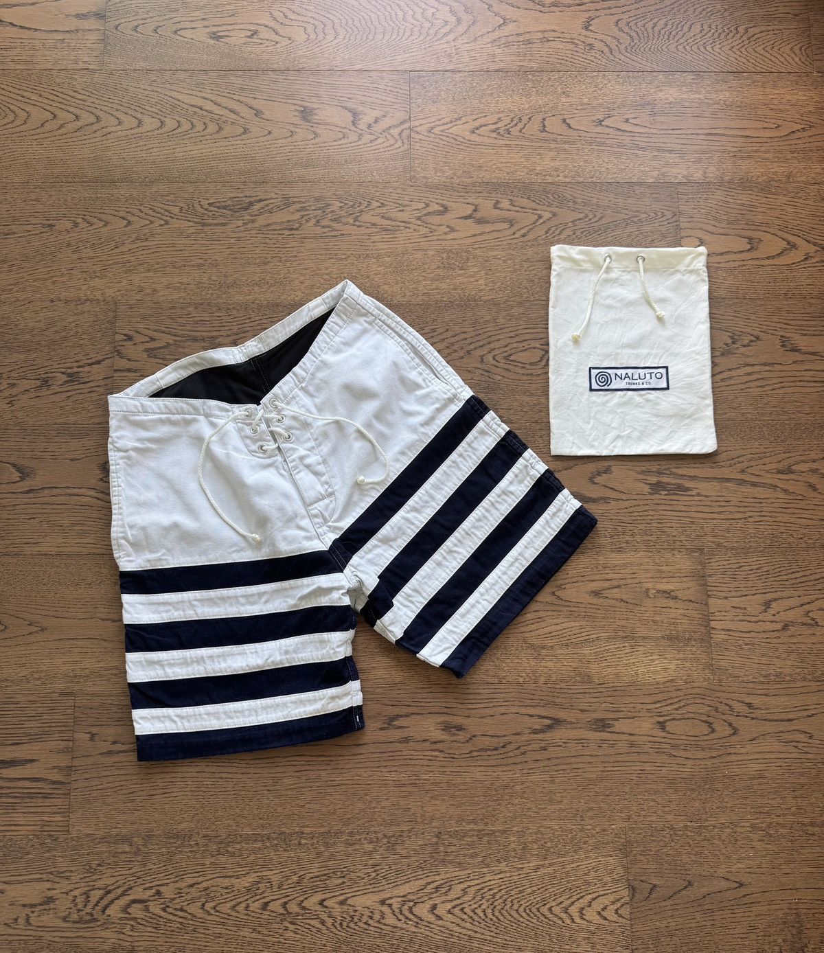 Japanese Brand Naluto Trunk & Co. Japan Hand Made Beach Surfing Mens Short Size US 28 / EU 44 - 1 Thumbnail