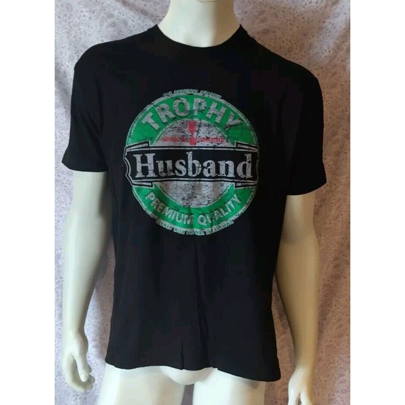 Other "Husband" Graphic Black German Beer Themed T Shirt Men's Lrg Size US L / EU 52-54 / 3 - 1 Thumbnail