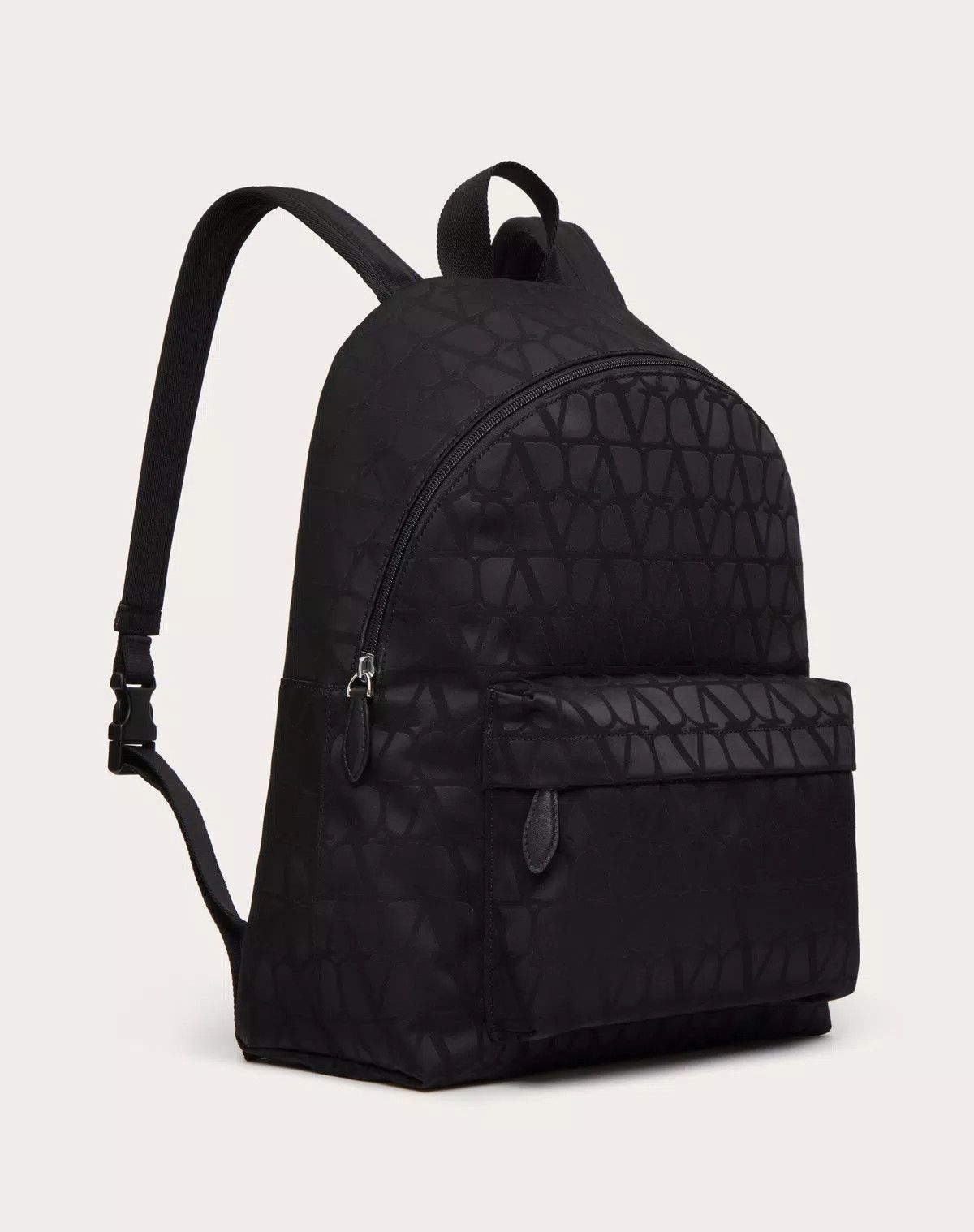 Valentino oc11z0725 Size: OS/ Toile Iconographe Backpack in Black Size ONE SIZE - 2 Thumbnail