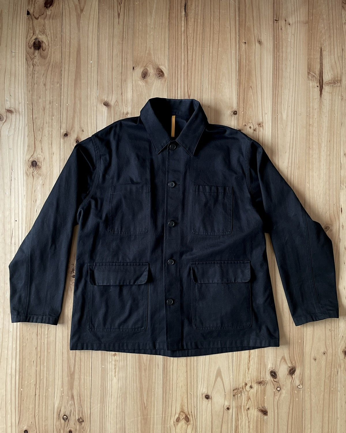 MAN-TLE Man-tle R0J2 Jebok Jacket Black Work cotton twill m Size US M / EU 48-50 / 2 - 1 Thumbnail