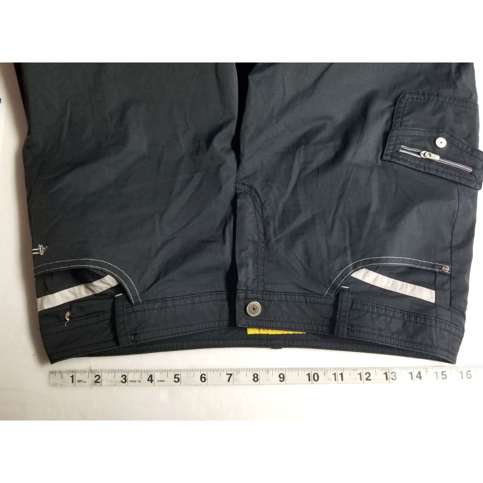 Vintage Louis Castel Women's Pants Dark Gray Size 31x28 Chino Straight Pockets Comfort Easy Care Seasonal Holiday Sports Size 24" / US 00 / IT 34 - 3 Thumbnail