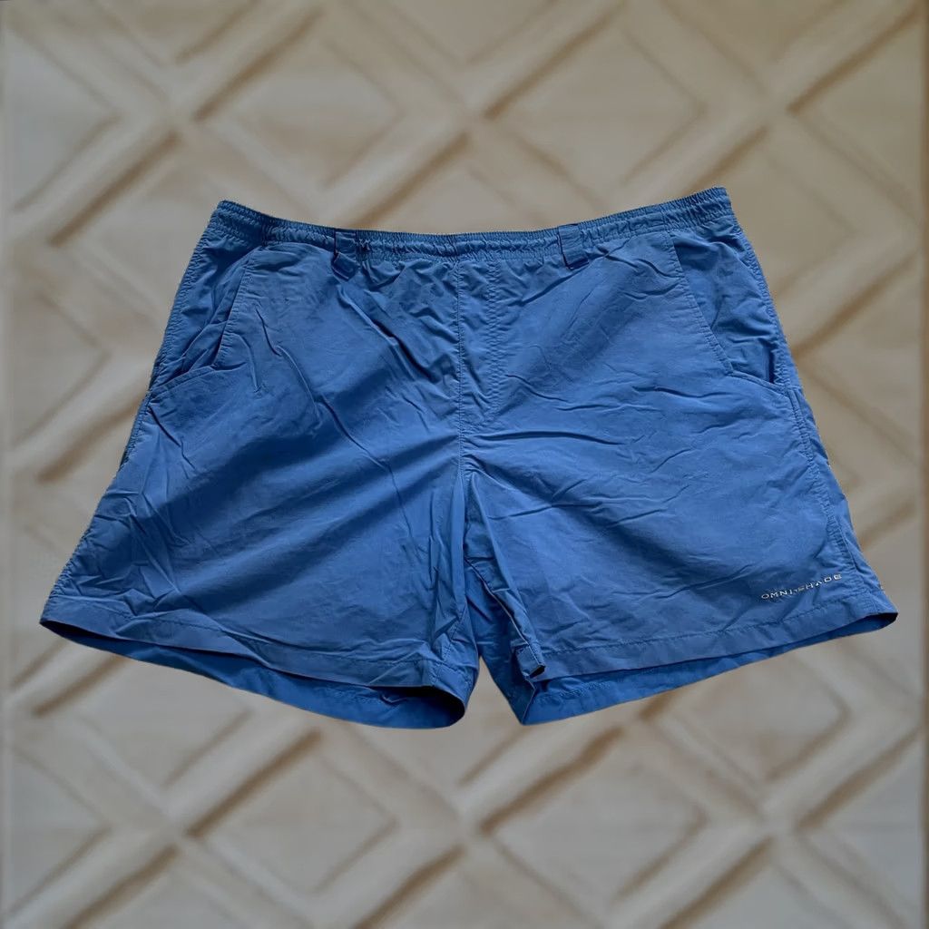 Vintage Columbia Backcast PFG Omni Shade Water Shorts Mens Large Blue Fishing Outdoor Size US 33 - 1 Thumbnail