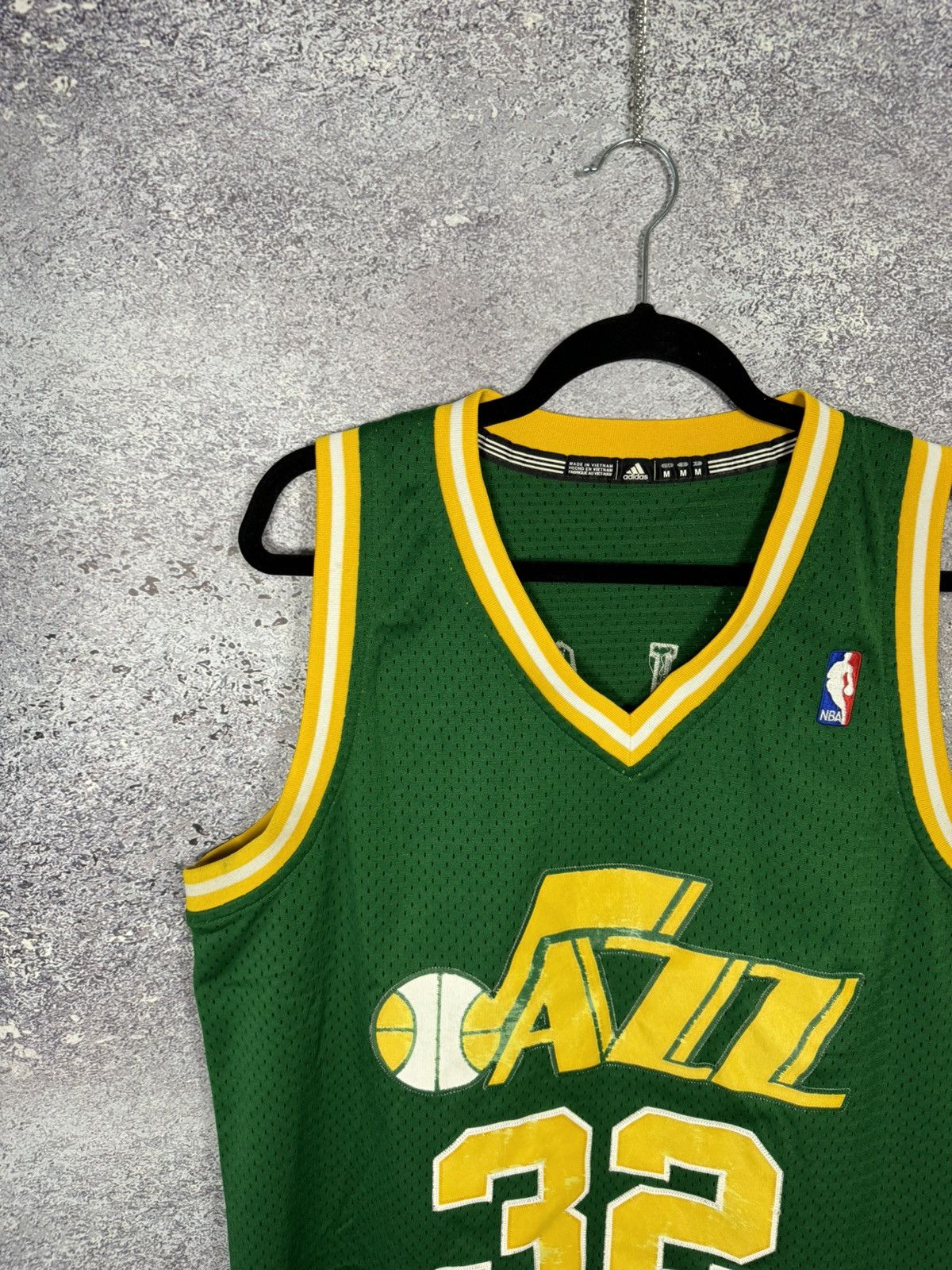 Adidas × NBA CARL MALONE Utah Jazz 2013 NBA Adidas Jersey Blokcore Size US M / EU 48-50 / 2 - 3 Thumbnail