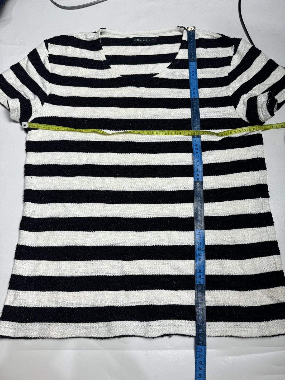 Hysteric Glamour × If Six Was Nine × Japanese Brand Inthe attic homme stripe t shirt Size US M / EU 48-50 / 2 - 7 Thumbnail