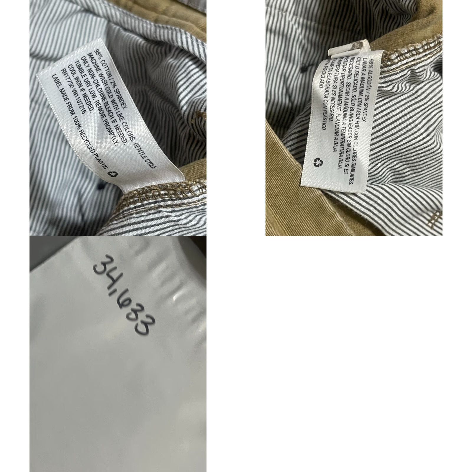 Vintage Goodfellow & Co. Pants, Men's Size 30x30, Khaki Beige Hennepin Chino Slim Flat Front Size US 30 / EU 46 - 8 Thumbnail