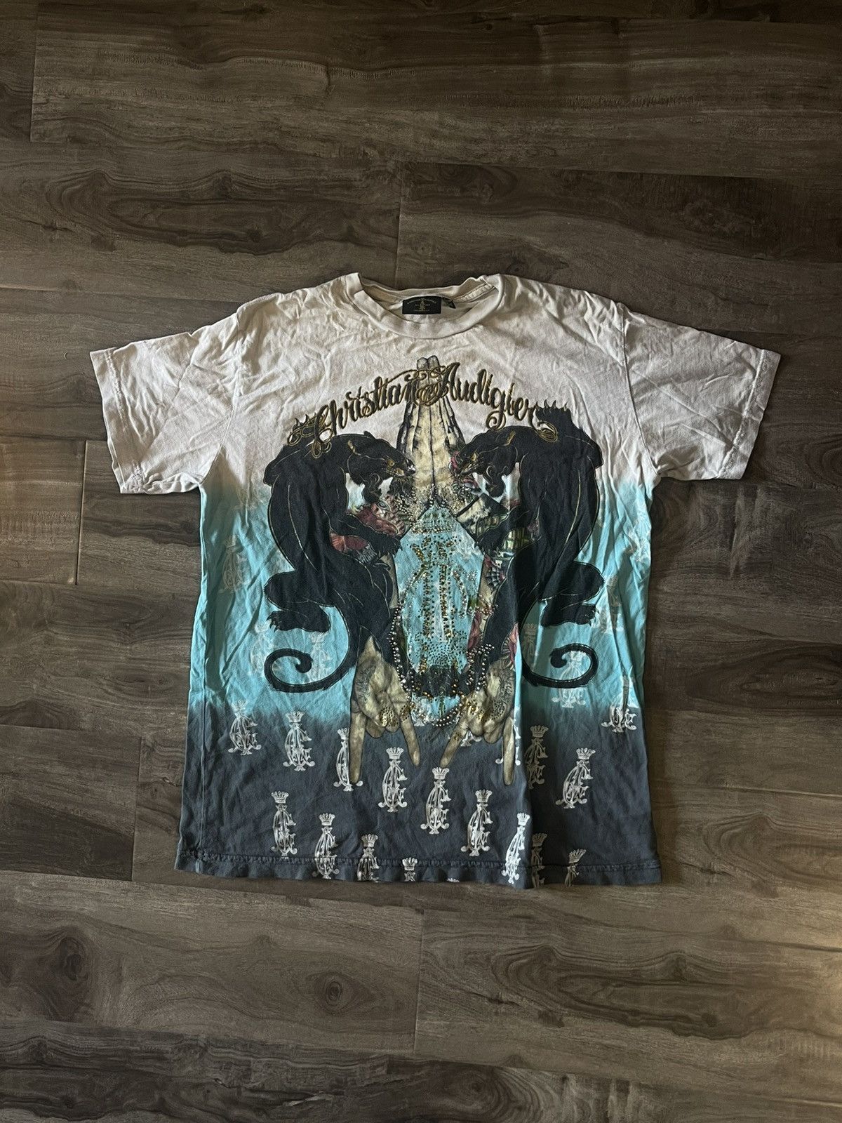 Christian Audigier Christian Audigier Van Halen Panther Tshirt Size US L / EU 52-54 / 3 - 1 Thumbnail