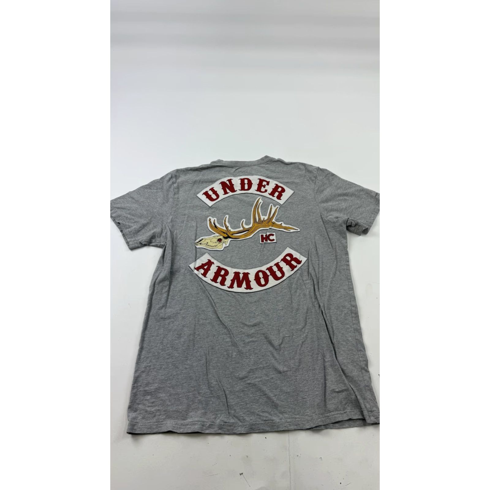 Under Armour Under Armour Shirt Mens M Gray Deer Antler HC Graphic Tee Hunting Outdoor Size US M / EU 48-50 / 2 - 5 Thumbnail