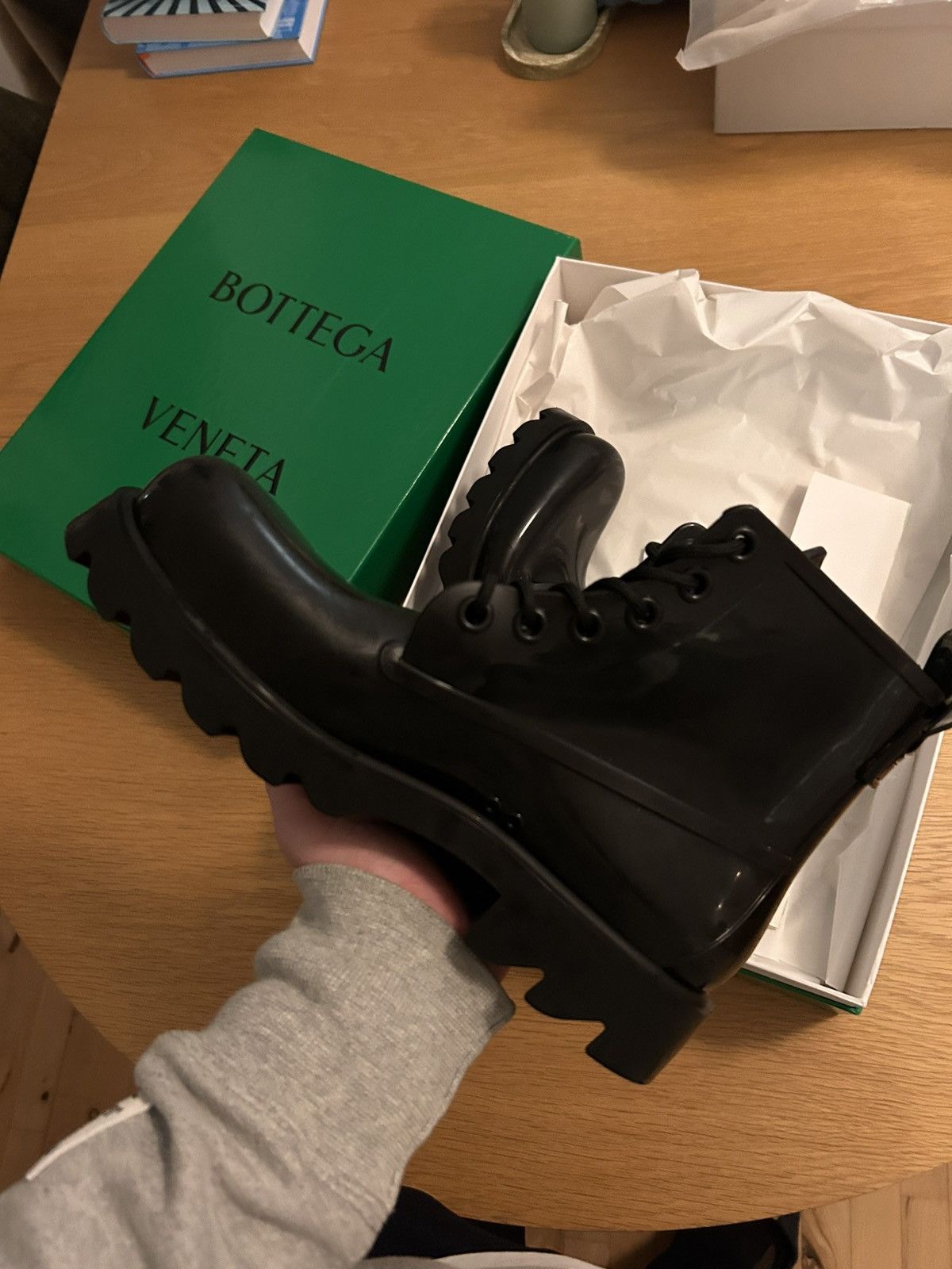 Bottega Veneta Bottega Veneta Rubber Boots Size US 8 / EU 41 - 4 Thumbnail