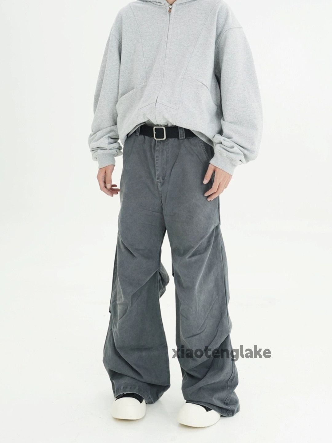 Designer × Japanese Brand × Vintage washed faded cleanfit yuppie loose pleated flared pants Size US 30 / EU 46 - 1 Thumbnail