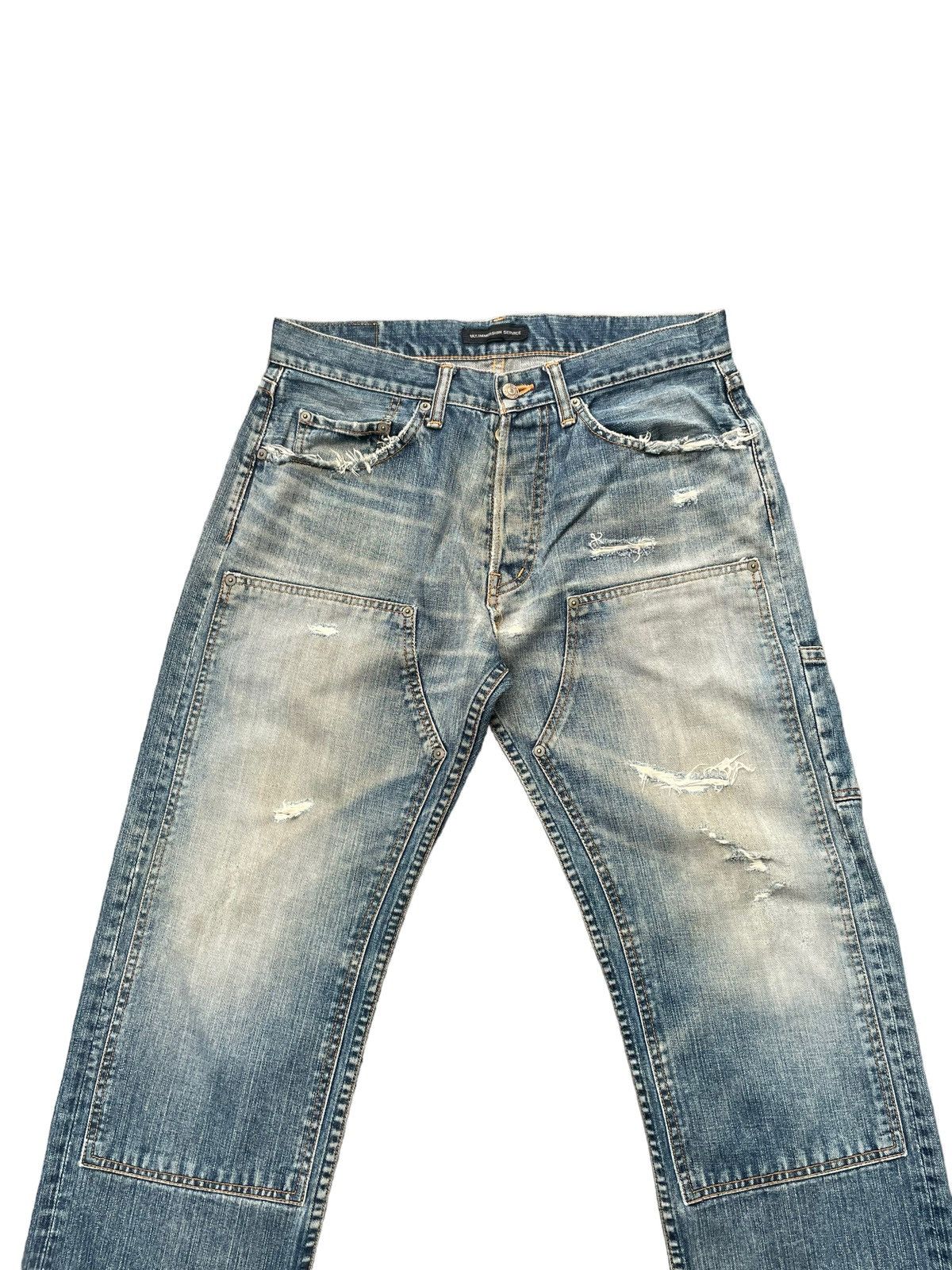 Japanese Brand Ult.Immersion Service Distresed Denim Size US 33 - 3 Thumbnail