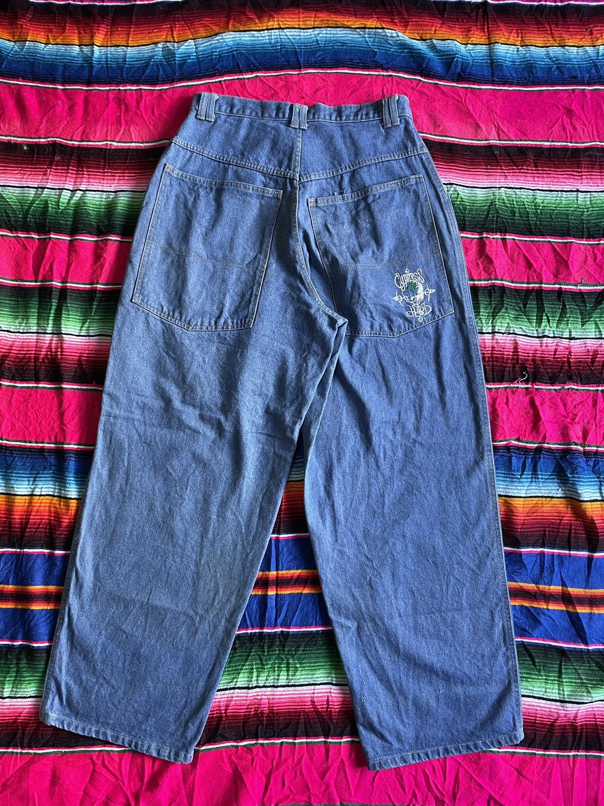 Rap Tees Vintage 90s Cypress Hill baggy hip hop denim pants Size US 31 - 2 Thumbnail