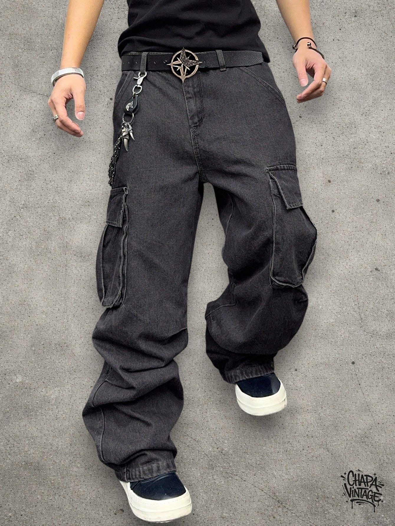 Japanese Brand Baggy cargo opium pants Size US 32 / EU 48 - 1 Thumbnail