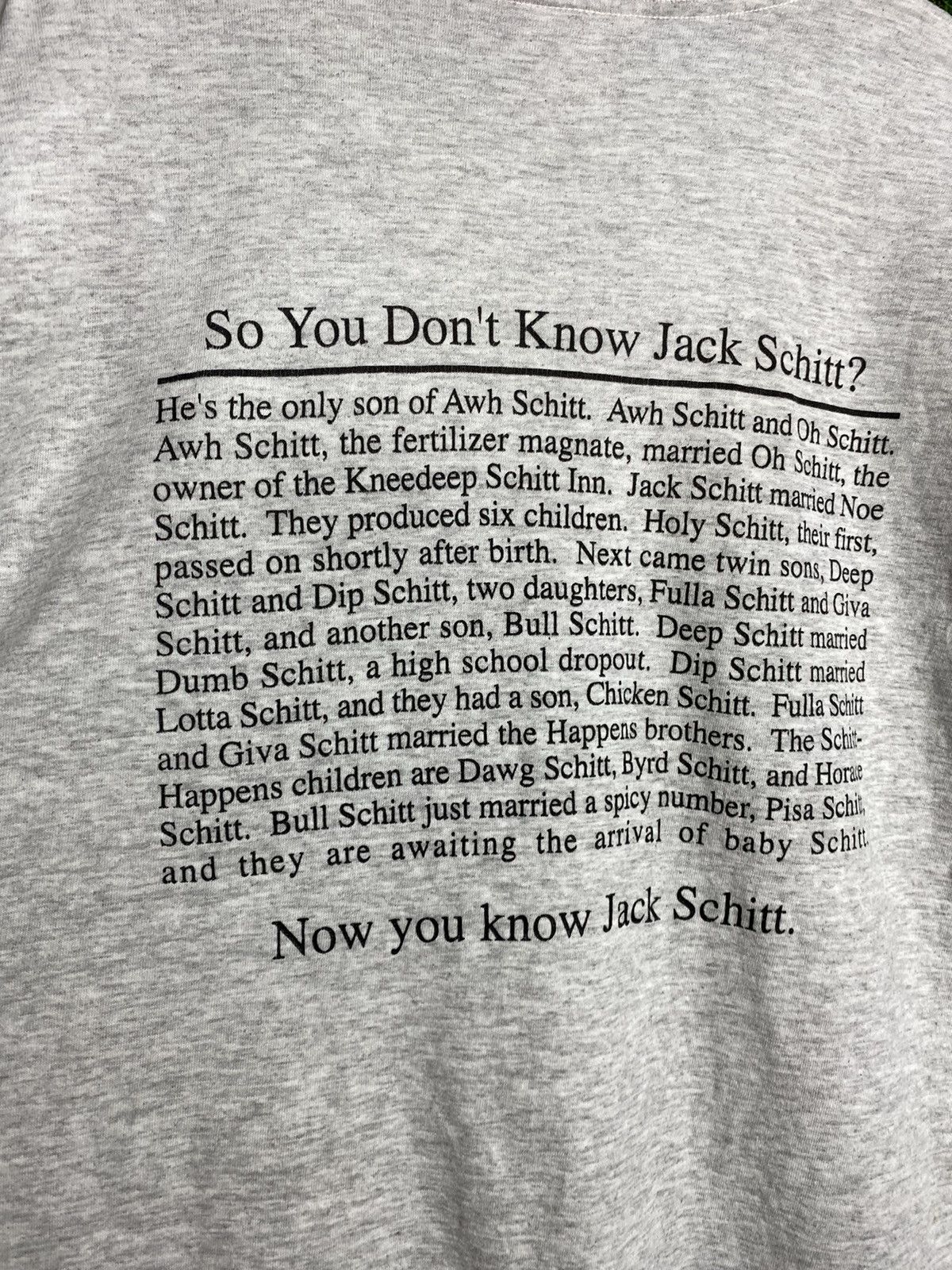 Vintage 🚨Vintage I Know Jack Shit Met Him In Nashville 90s T-Shirt Size US XXL / EU 58 / 5 - 3 Thumbnail