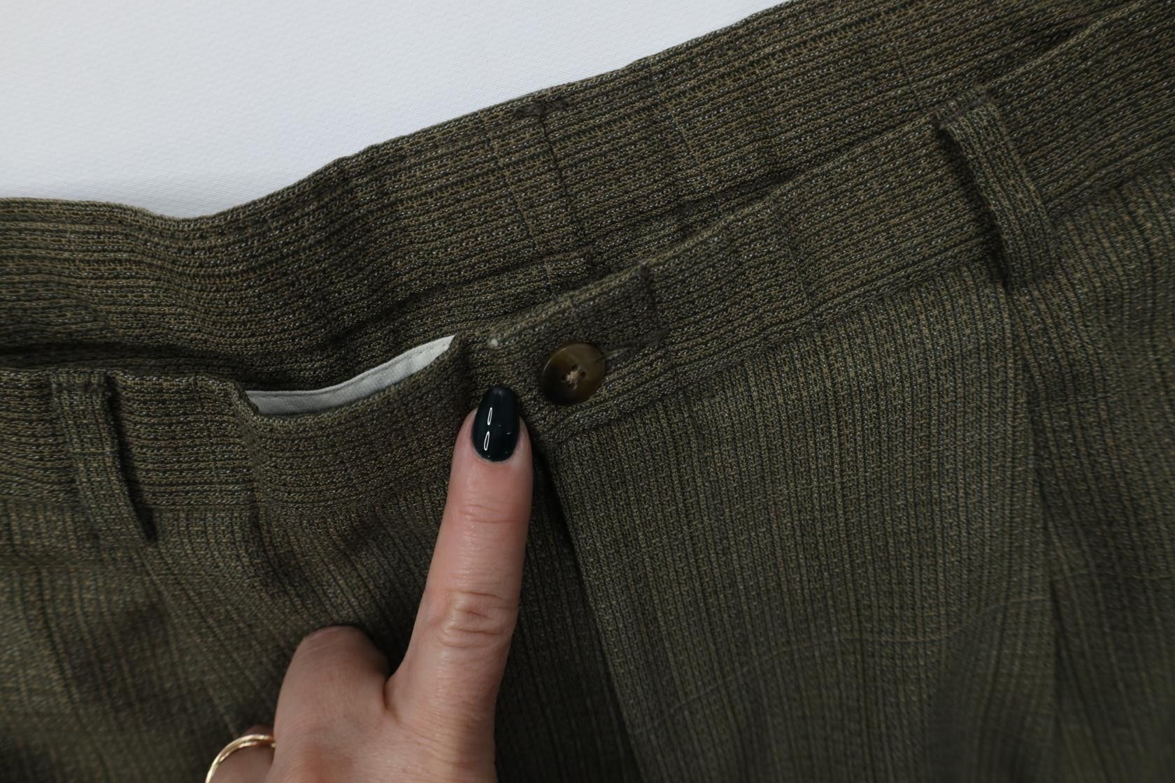 Vintage Vintage 90s Streetwear Knit Wide Leg Chino Pants Striped Size US 36 / EU 52 - 6 Thumbnail