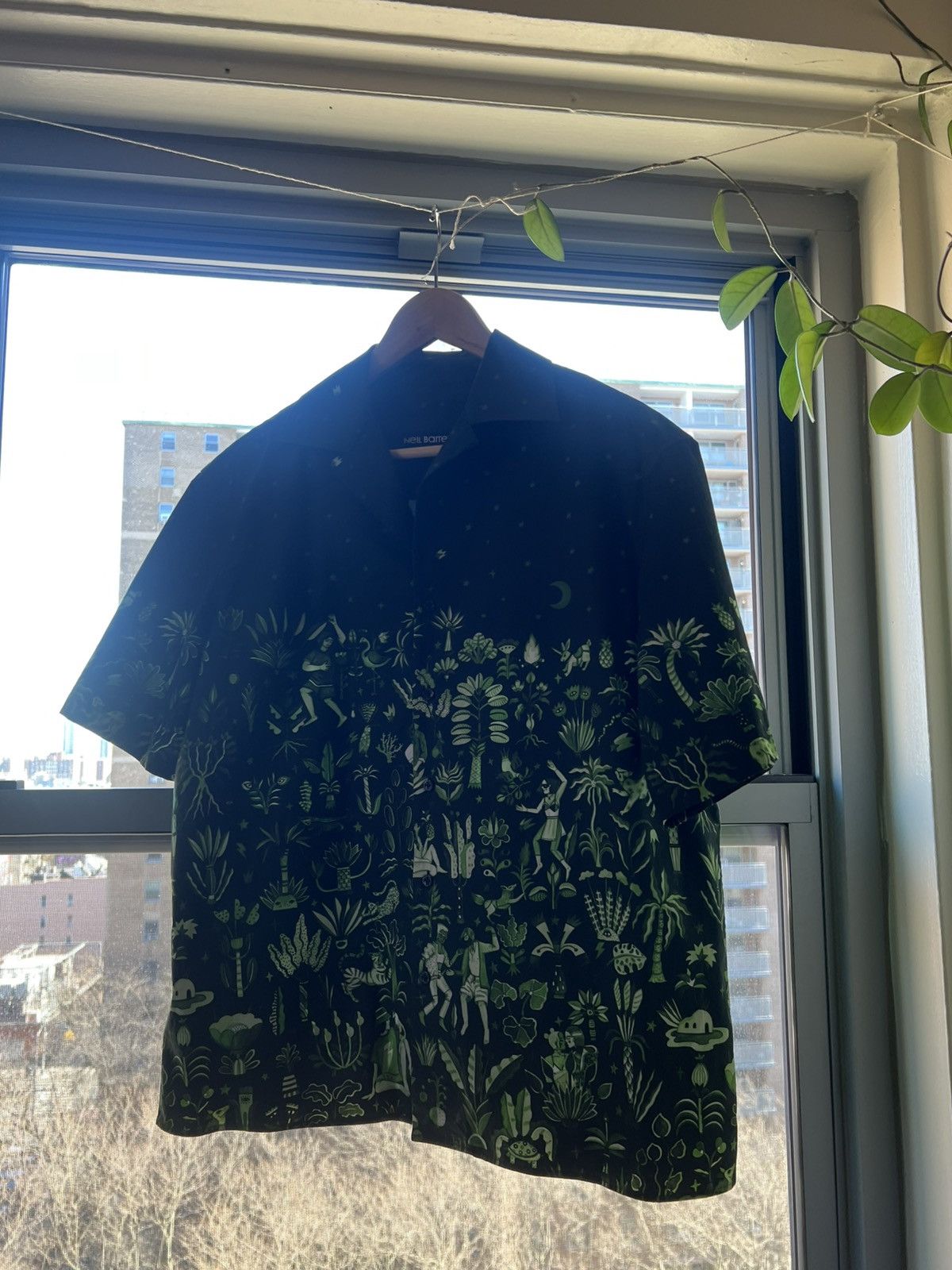 Neil Barrett Neil Barrett Dancing in the moonlight bowling shirt Size US M / EU 48-50 / 2 - 4 Thumbnail