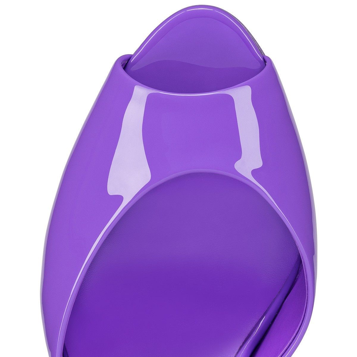 Christian Louboutin o1s1wg110924 Me Dolly Zeppa Heeled in Purple Size US 10 / IT 40 - 4 Thumbnail