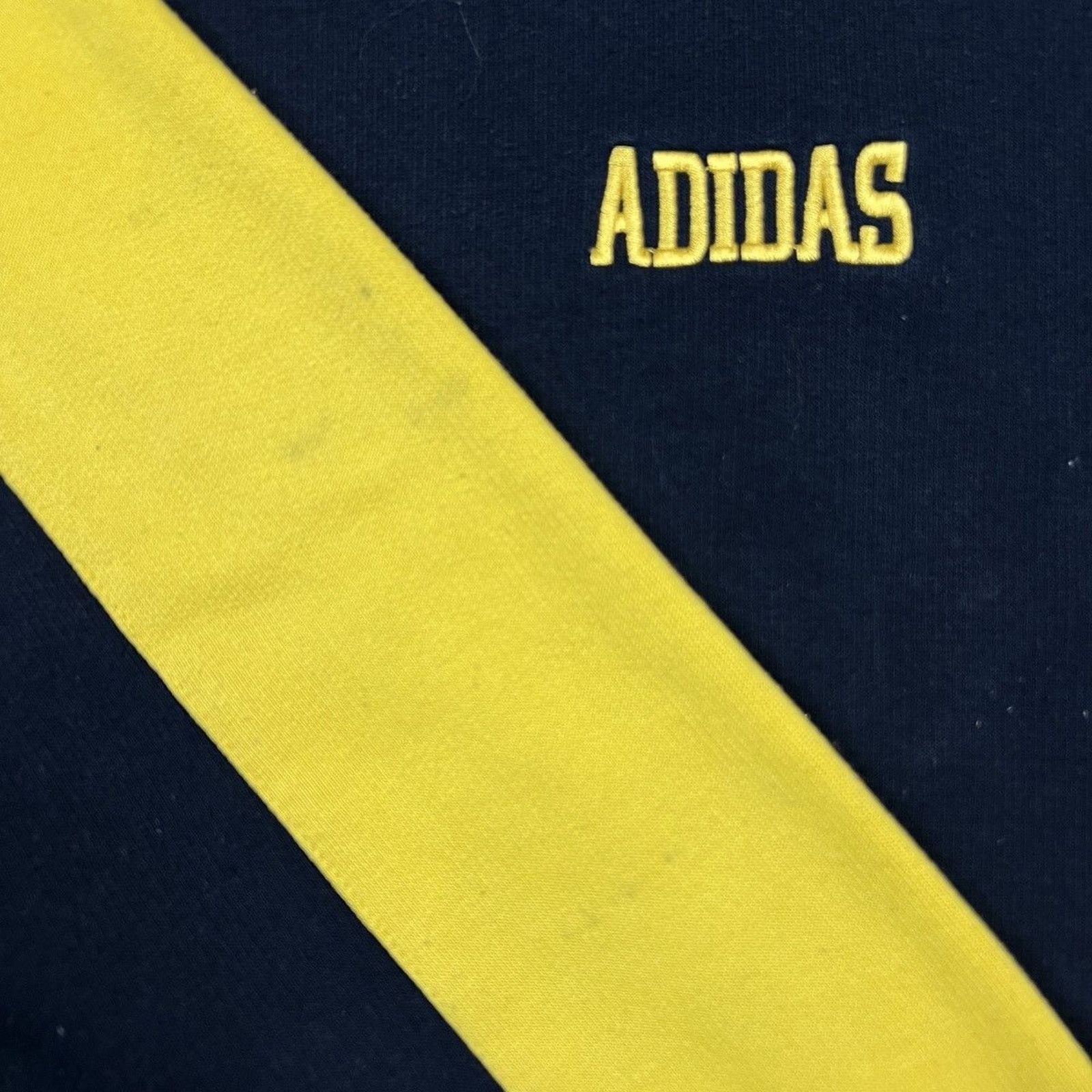 Adidas × Vintage Adidas Sweatshirt Essential 3 Stripe Spell Out Pullover Crew Size US XL / EU 56 / 4 - 3 Thumbnail