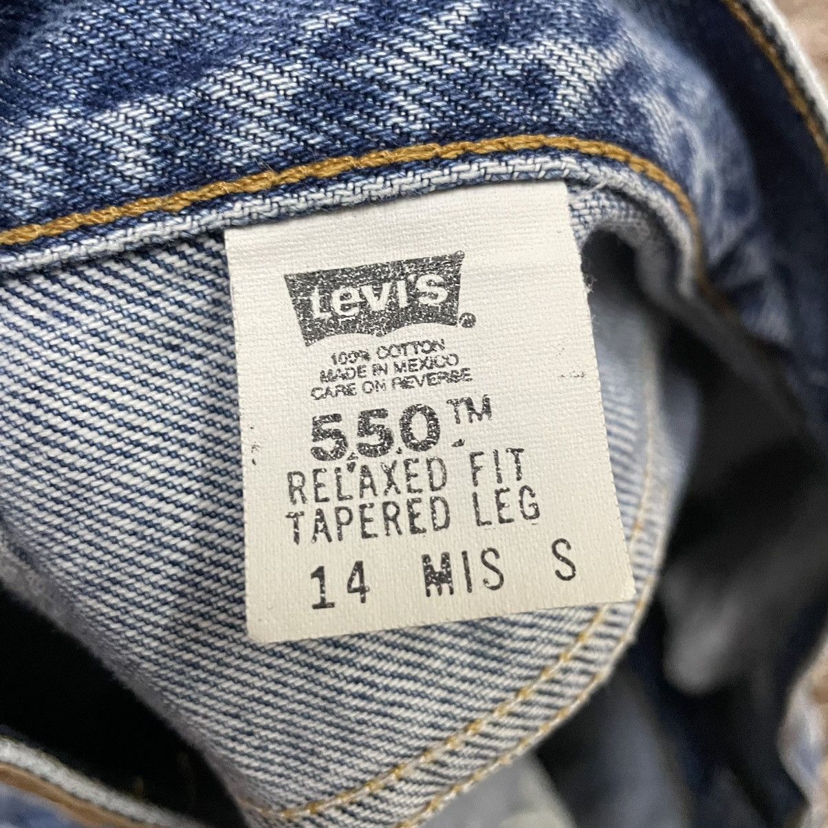 Levi's Vintage Clothing 🔥Vintage Levis 550 Stoned Washed Ripped Distress Denim Jeans Size US 32 / EU 48 - 15 Thumbnail