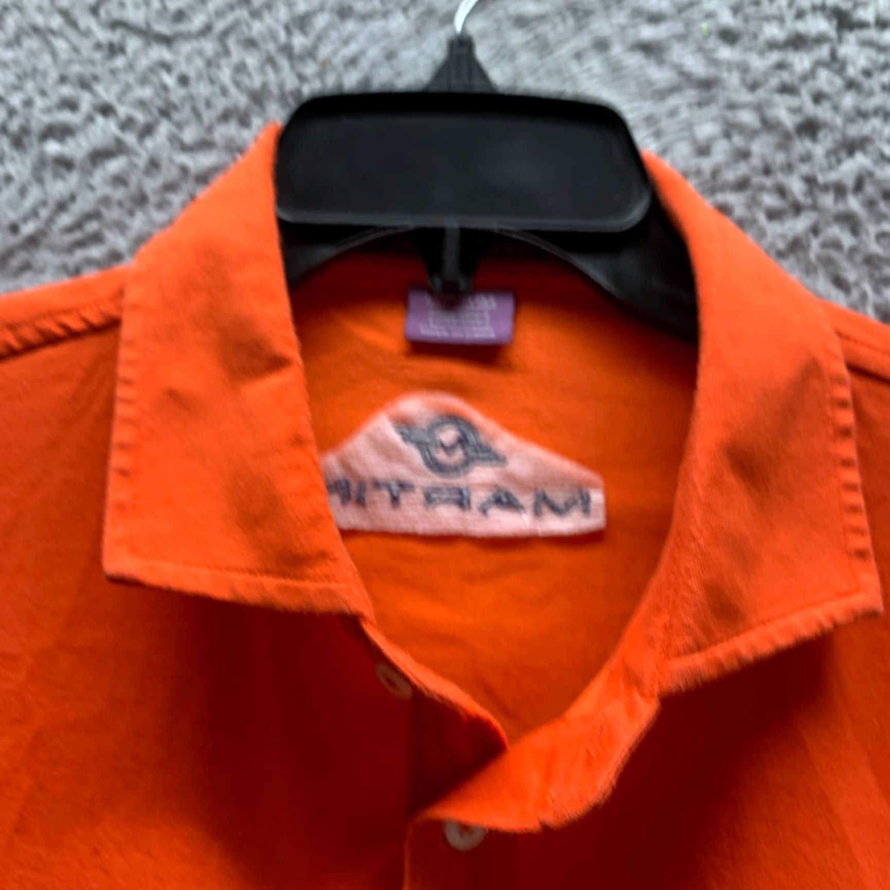 Vintage Martin Polo Shirt Adult Medium Orange Golf Mens Polo Shirt 90s Sports Timeless Casual Short Sleeve Collared Nike? Size US M / EU 48-50 / 2 - 6 Thumbnail