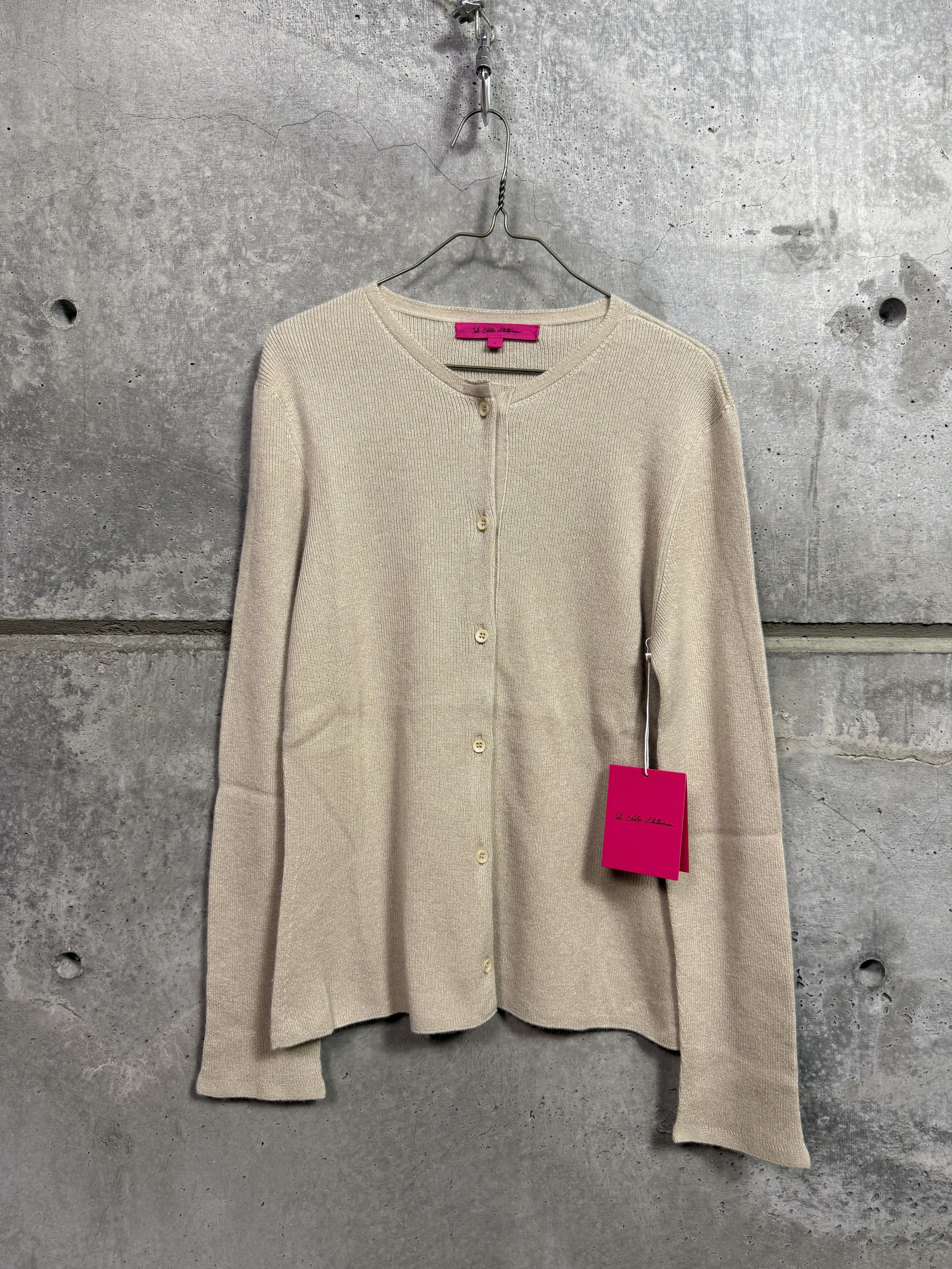 The Elder Statesman $1250 The Elder Statesman Oatmeal Delicash Cardigan Size L / US 10 / IT 46 - 5 Thumbnail