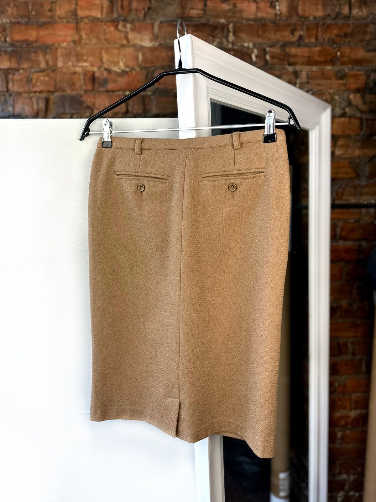 Dolce & Gabbana × Vintage 🔥Vintage Women’s Wool Skirt Dolce&Gabbana Brown Size: 42 Size 28" / US 6 / IT 42 - 5 Thumbnail