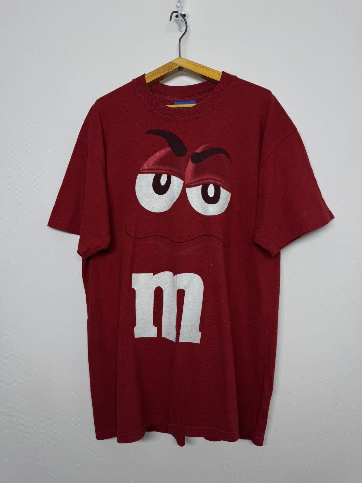 Vintage VINTAGE M&MS FULL PRINT T-SHIRT TEE RED CANDY Size US L / EU 52-54 / 3 - 2 Thumbnail