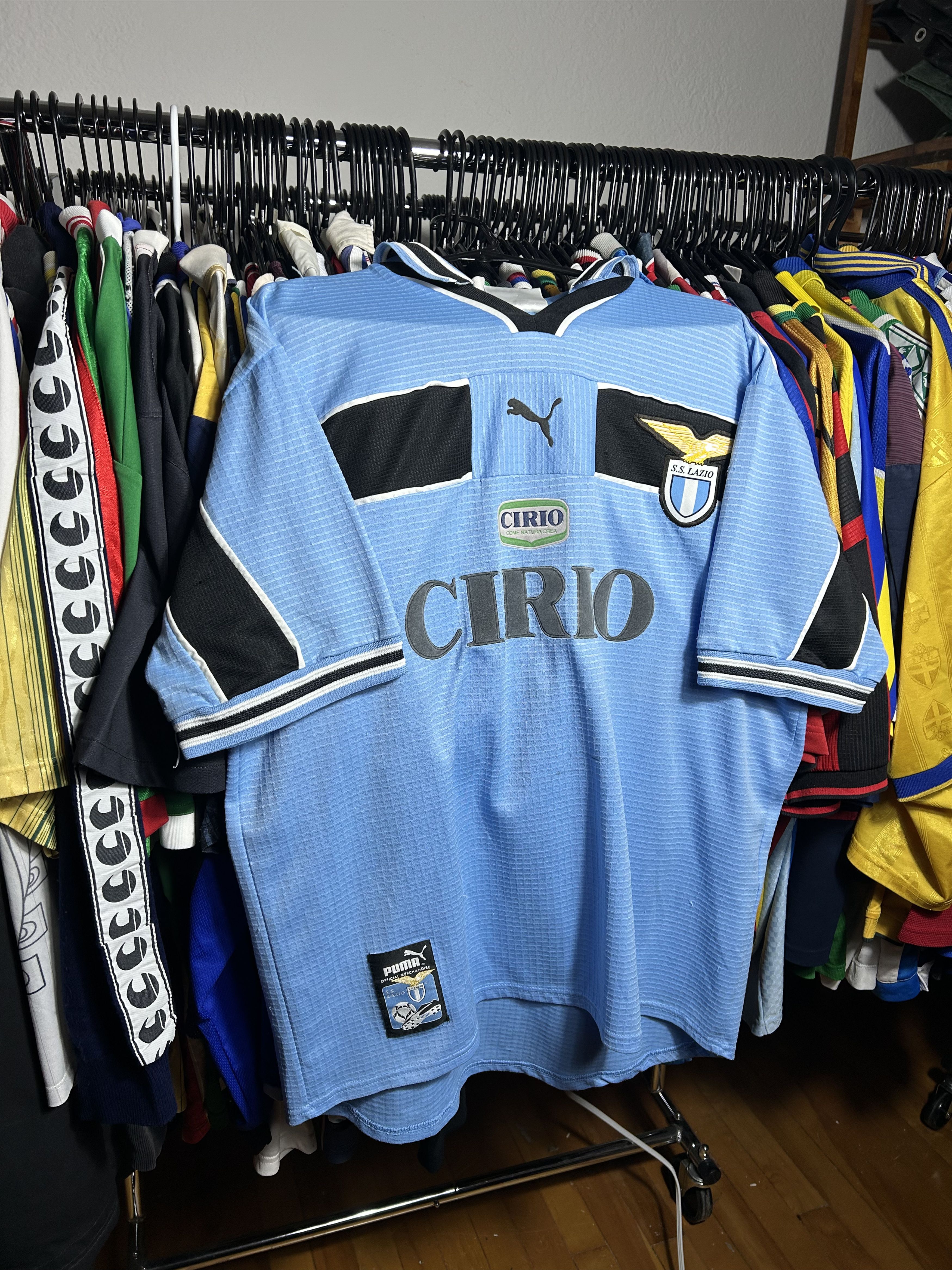 Puma SS Lazio 1998/00 Home Jersey Size US M / EU 48-50 / 2 - 1 Thumbnail