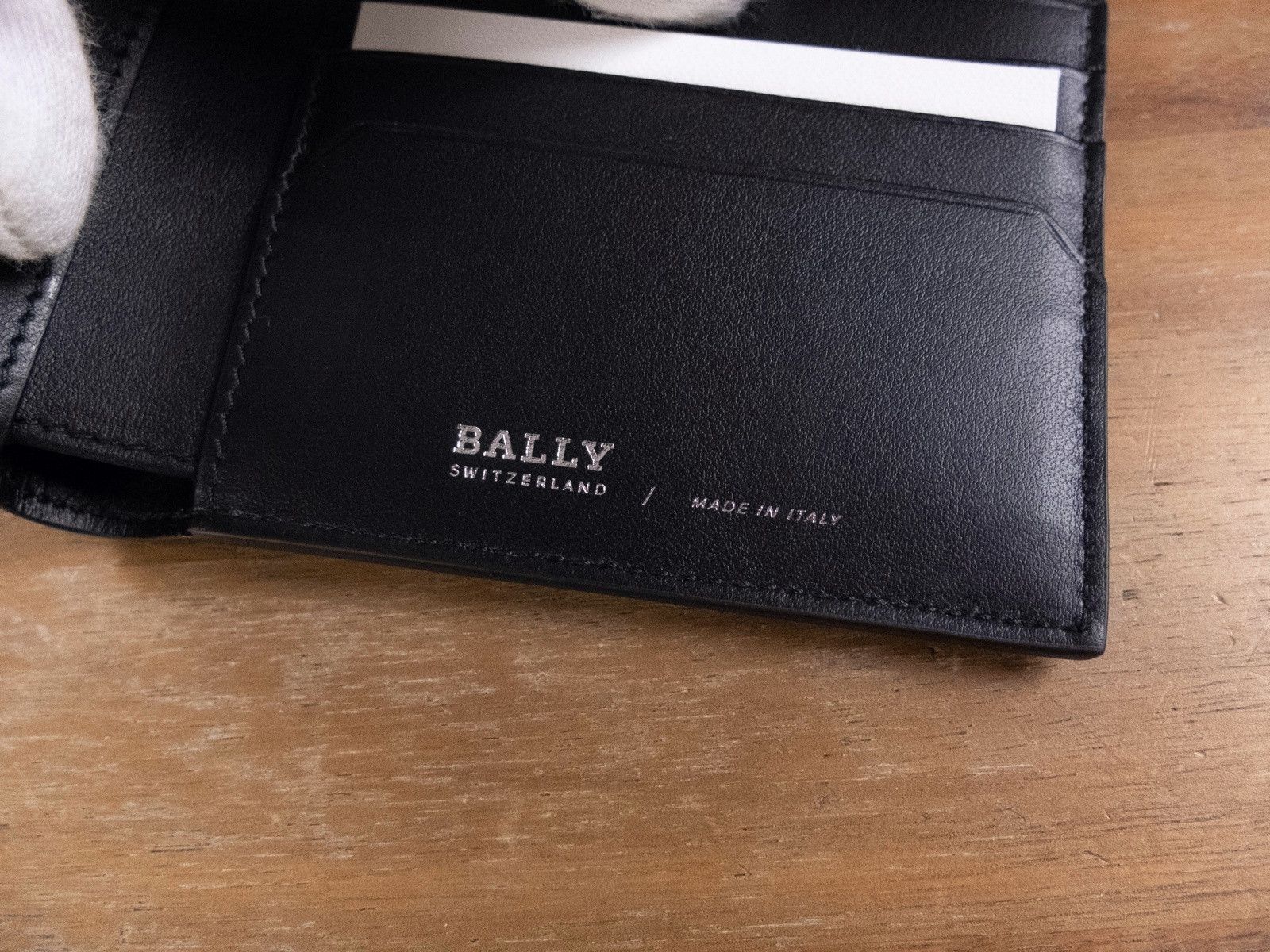 Bally BALLY Vita-Parcours black leather bifold wallet authentic Size ONE SIZE - 4 Thumbnail
