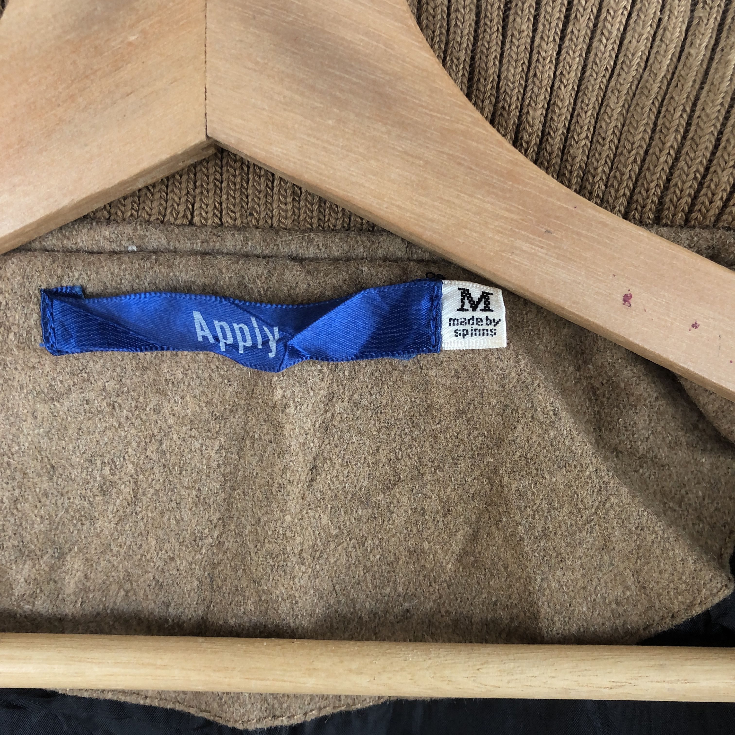 Japanese Brand × Vintage Vintage Apply Varsity Jackets Letterman Leather Wool Jacket Size M / US 6-8 / IT 42-44 - 7 Thumbnail