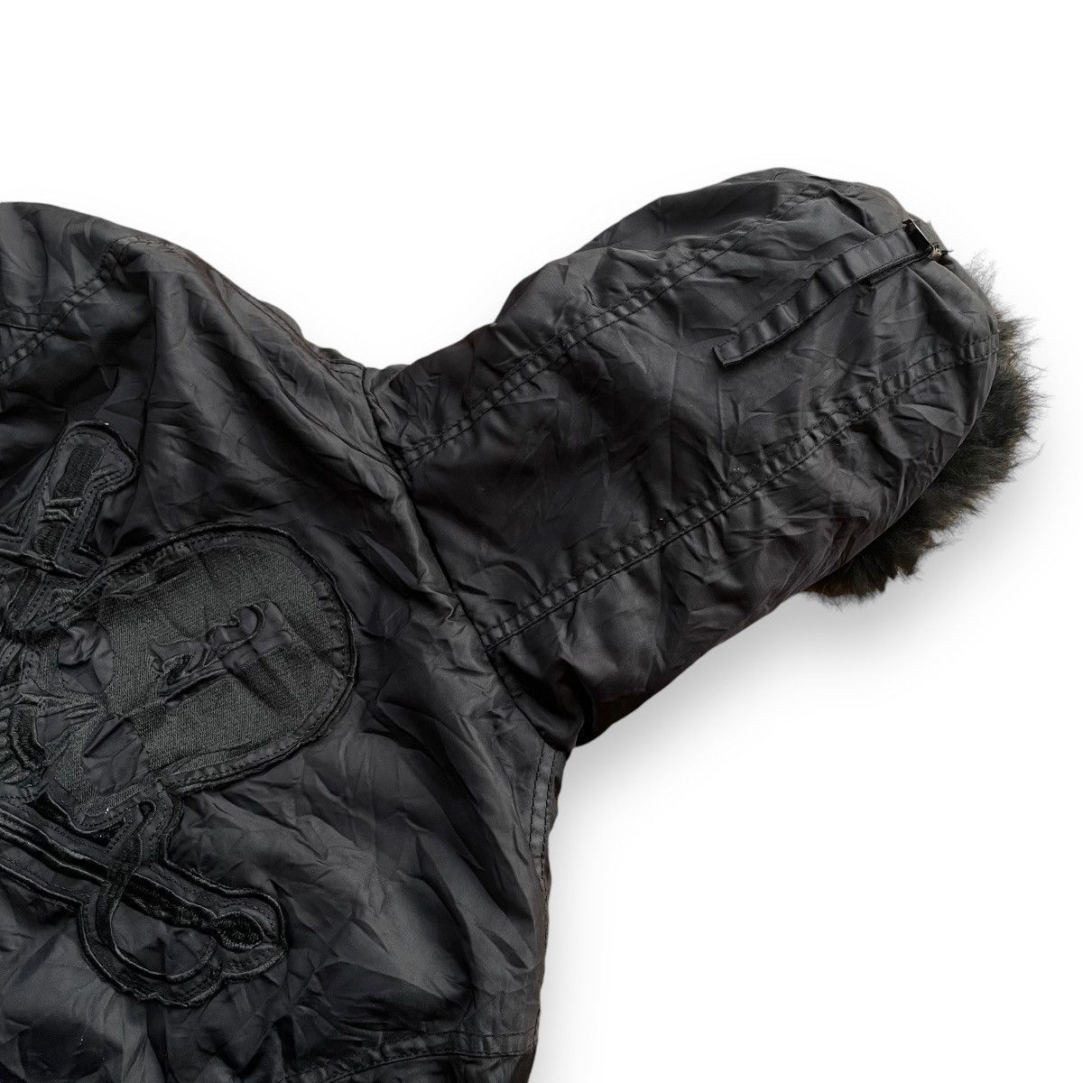 If Six Was Nine × Roen × Seditionaries ABORDAGE HIROMU TAKAHARA SKULL FUR RACOON PUNK GOTHIC JACKET Size US M / EU 48-50 / 2 - 8 Thumbnail