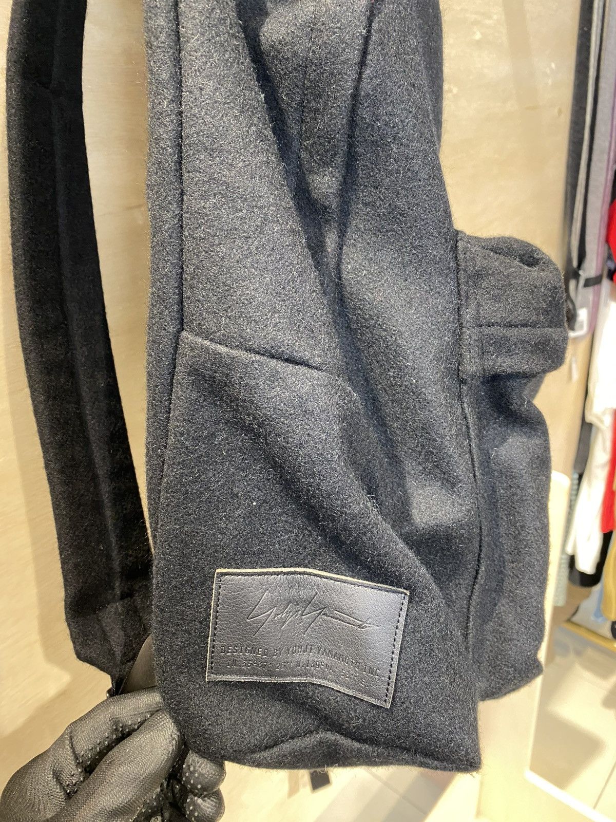 Yohji Yamamoto Yohji Yamamoto Hoodie Backpack Size ONE SIZE - 11 Thumbnail
