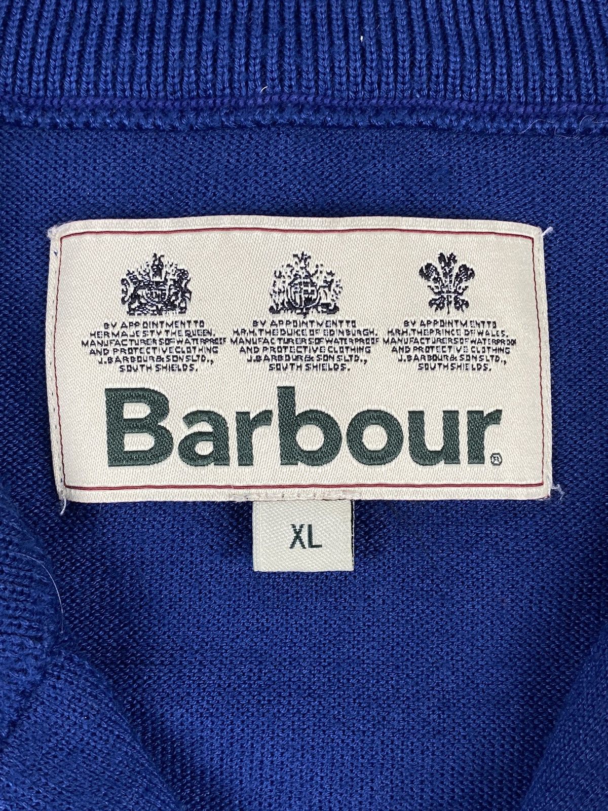 Barbour × Vintage Vintage Barbour Luxury Half Zip Wool Sweater Jumper Size US XL / EU 56 / 4 - 9 Thumbnail