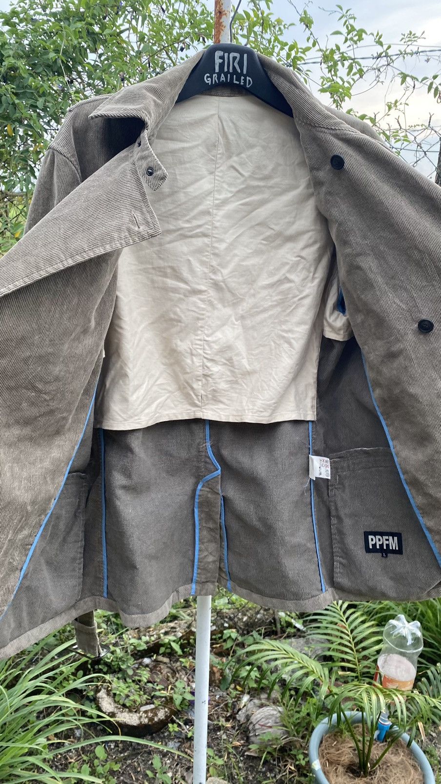 PPFM PPFM Military Style Corduroy Jacket Size US L / EU 52-54 / 3 - 14 Thumbnail