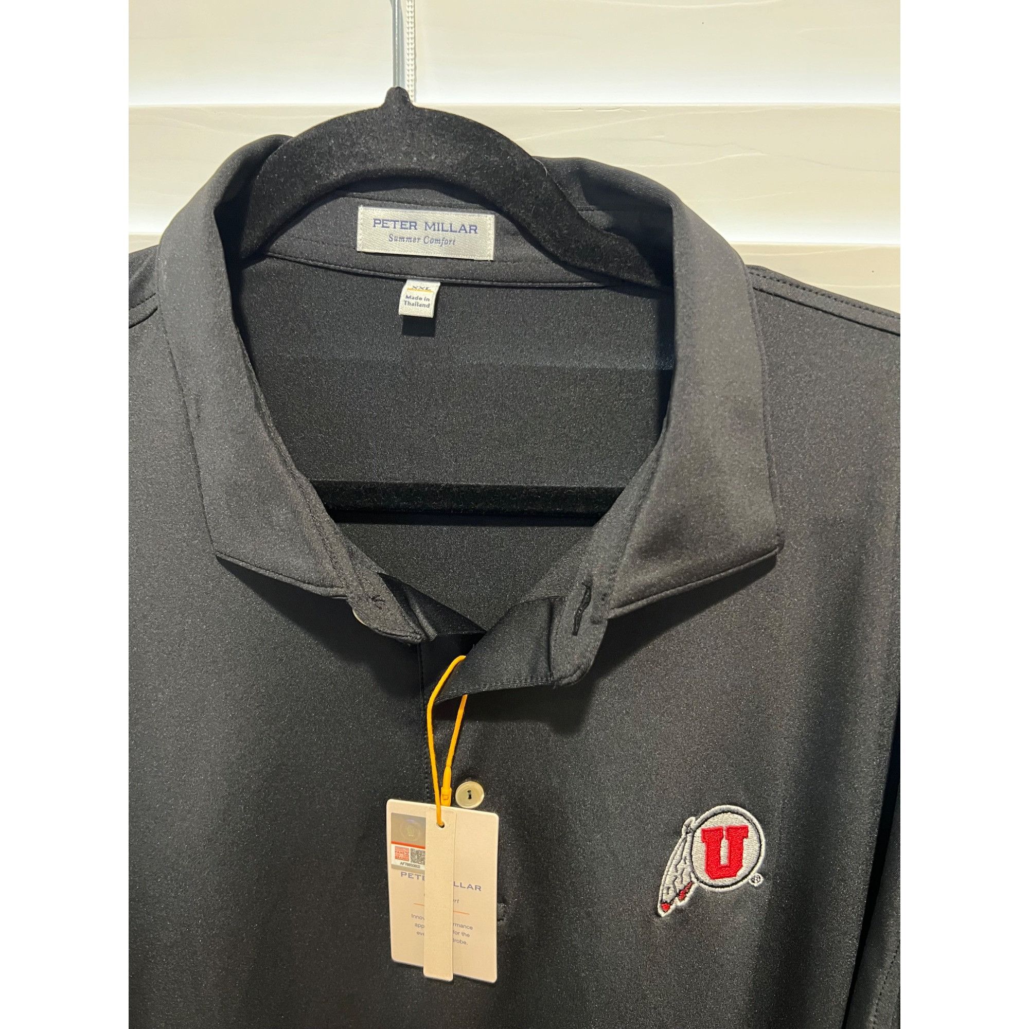 Peter Millar Peter Millar Summer Comfort Utah Utes Polo Shirt - NWT Size Size US XXL / EU 58 / 5 - 2 Thumbnail