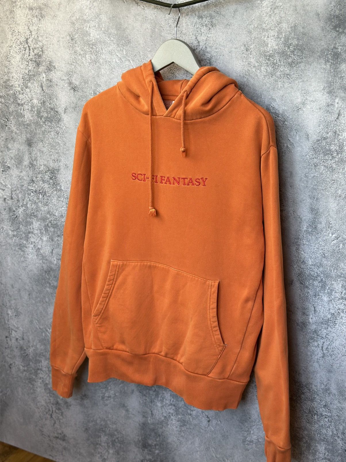 Sci-Fi Fantasy Sci-Fi Fantasy Logo Hoodie - Cantaloupe Pullover Skate Wear Size US M / EU 48-50 / 2 - 1 Thumbnail