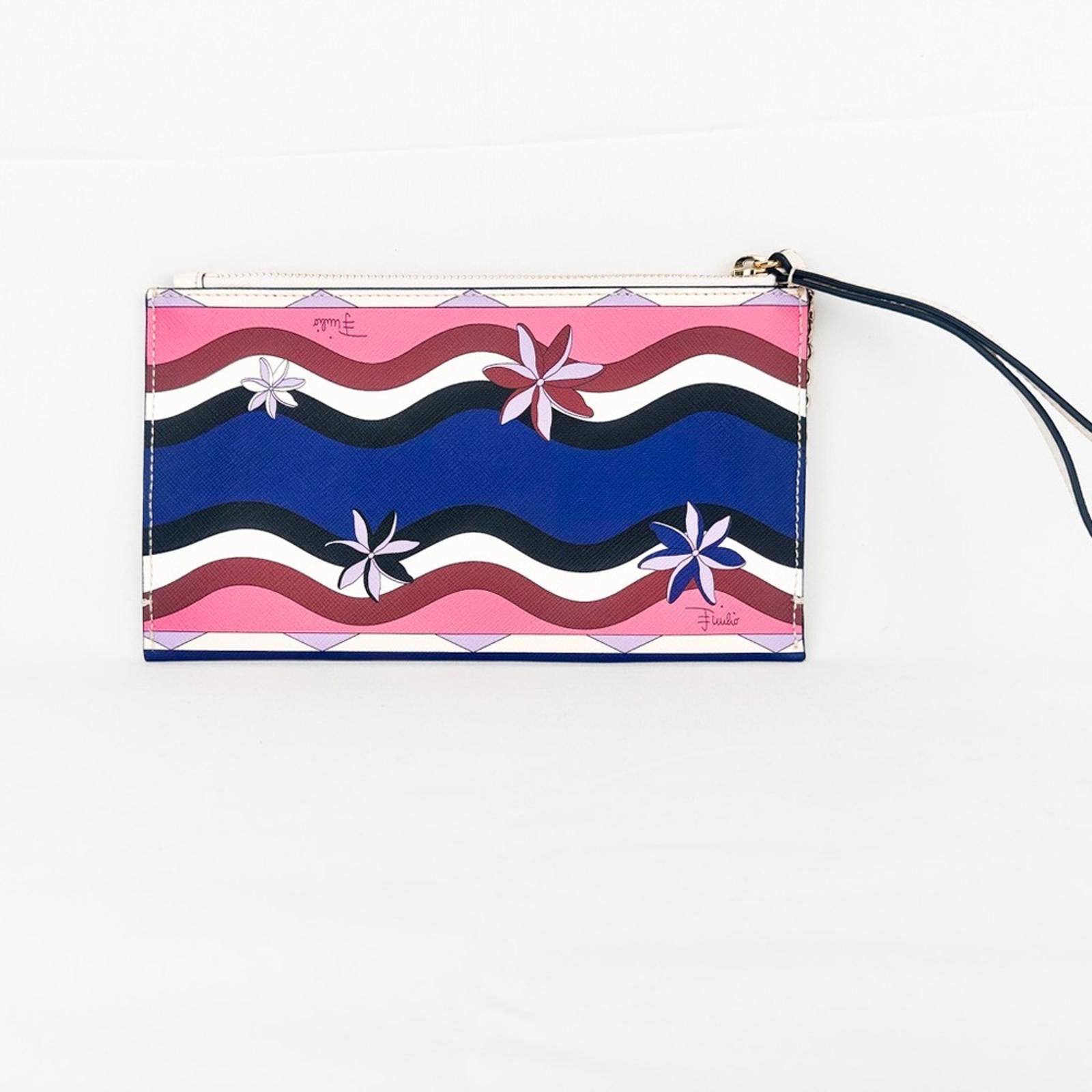 Other Multicolor Printed Leather Wristlet Clutch Card Holder Size ONE SIZE - 5 Thumbnail