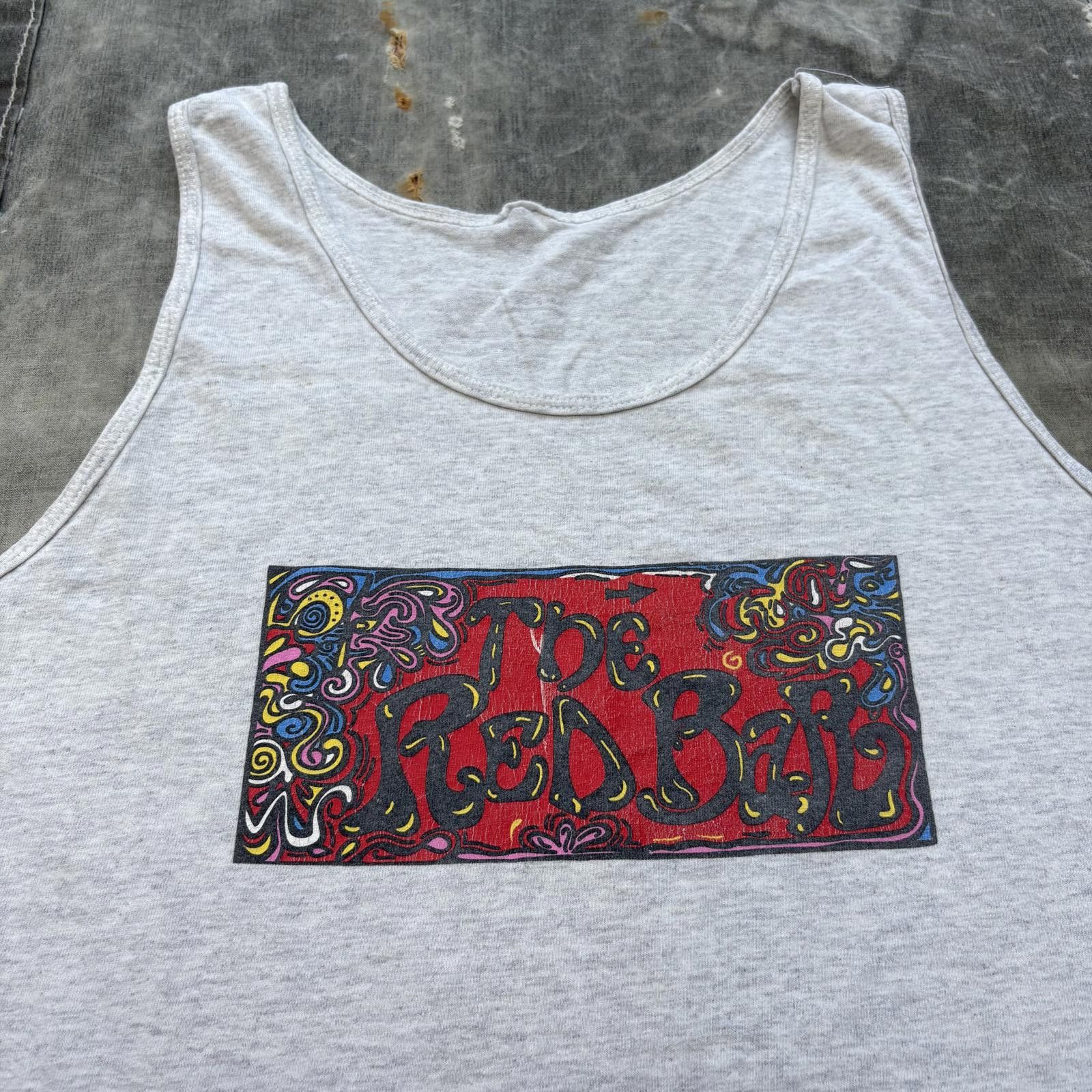 Vintage Vintage 90s The Red Bar Abstract Art Florida Beer Tank Top Size US L / EU 52-54 / 3 - 2 Thumbnail