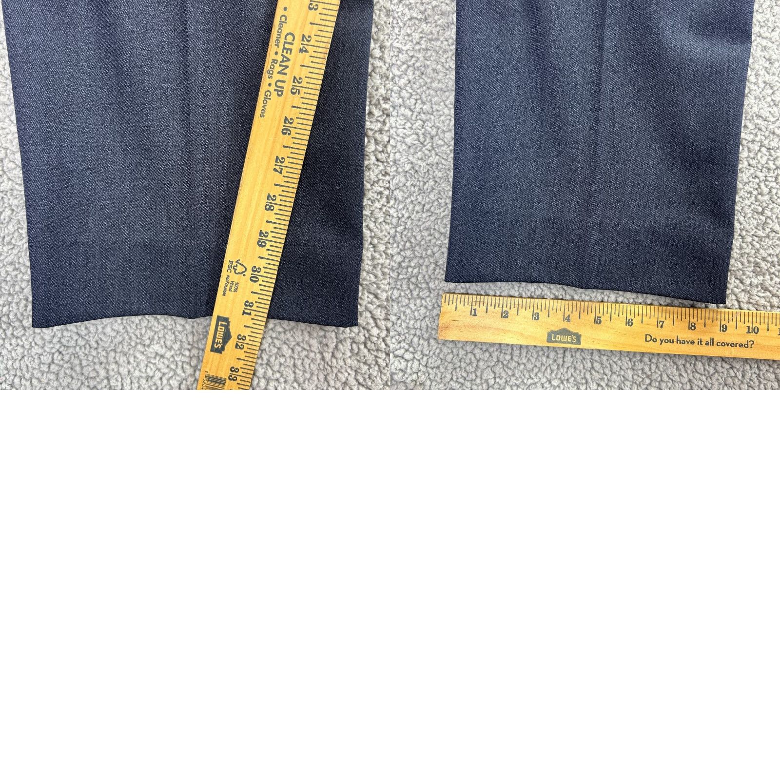 Zanella Zanella Mens Pants Blue Wool Dress Classic Slashes Pockets 36 Regular Size 36 Size US 36 / EU 52 - 8 Thumbnail
