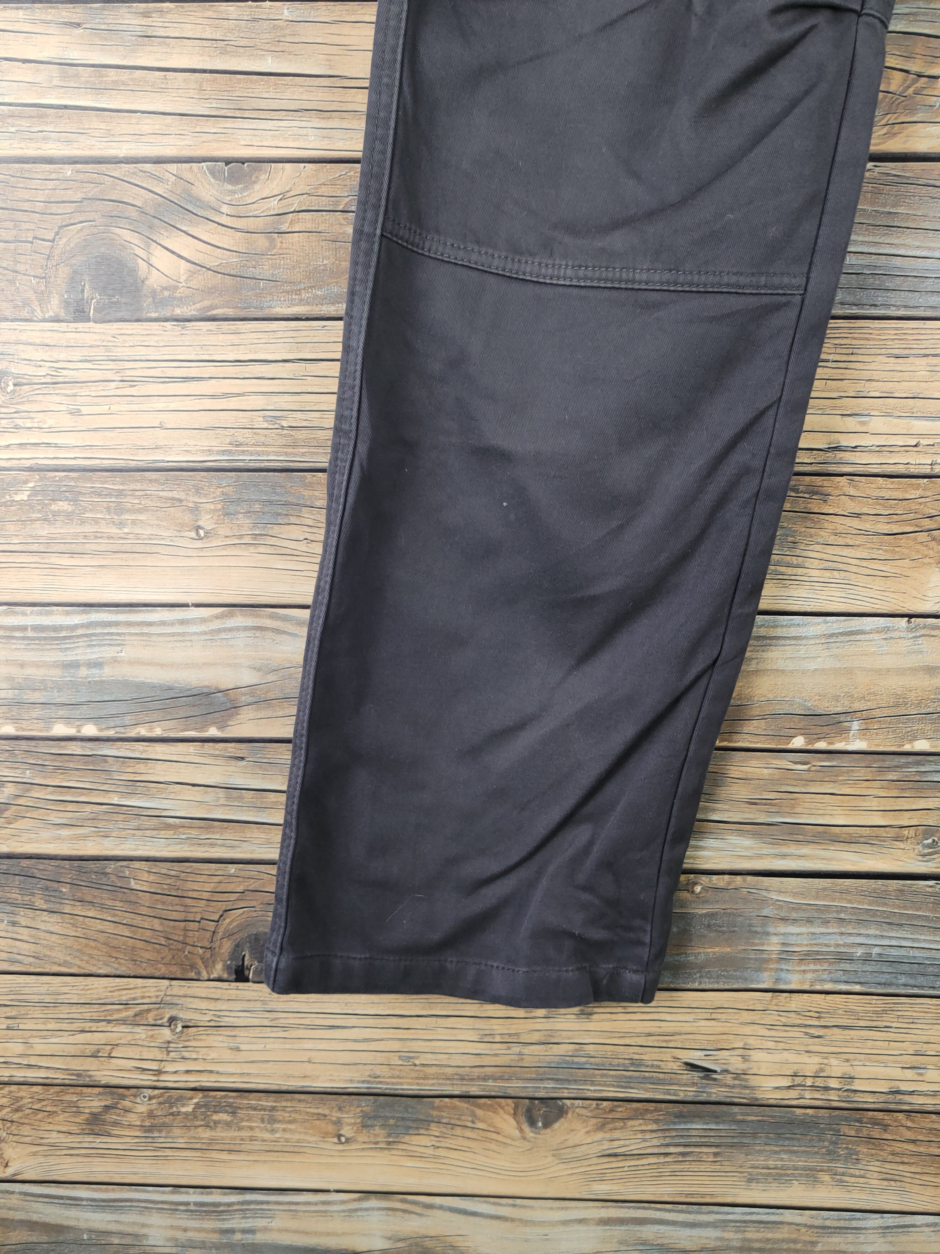Japanese Brand DL Rovertry Dark Gray Multipocket Cargo Pants #2169 Size US 33 - 4 Thumbnail