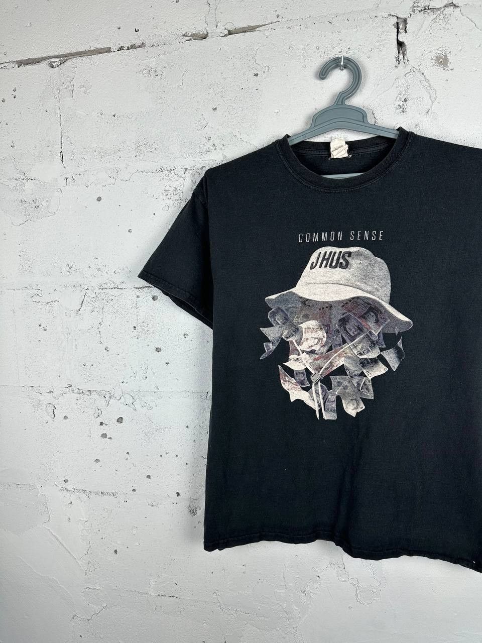 Rap Tees 2017 Tour J Hus Common Sense Vintage UK Rap T Shirt Size US L / EU 52-54 / 3 - 2 Thumbnail