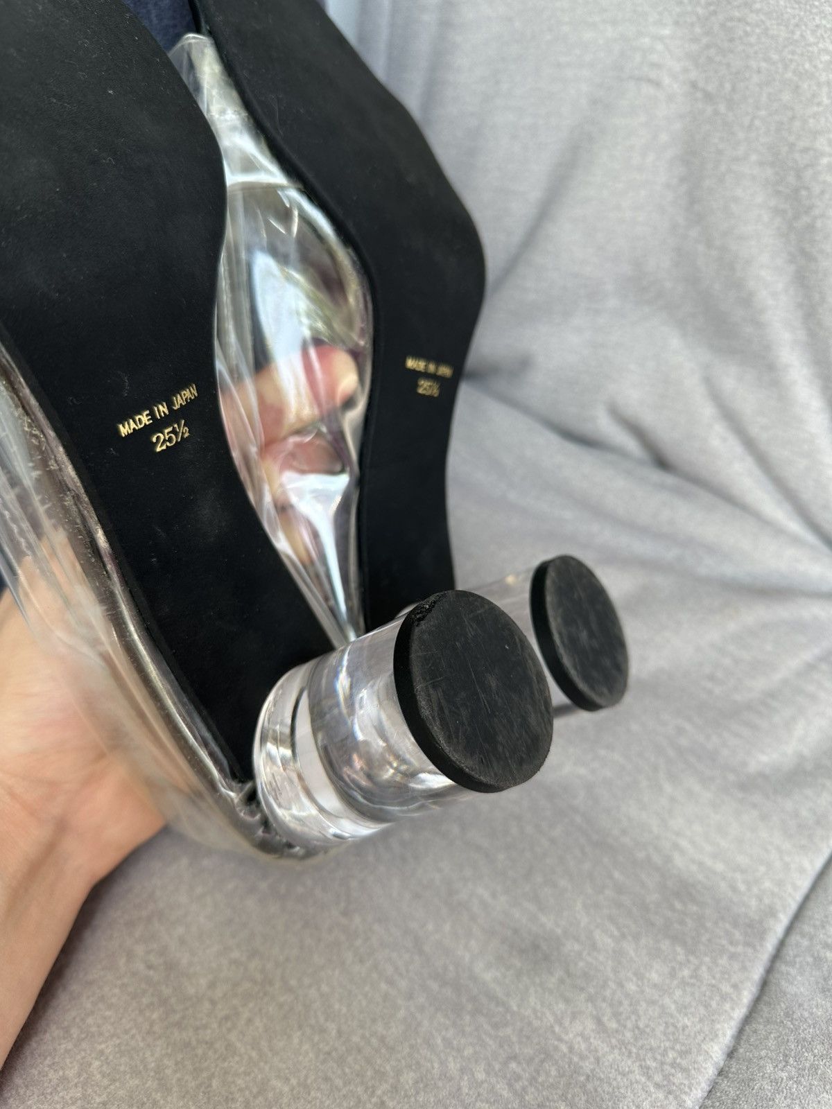 Comme des Garcons Comme Des Garcons Transparent Heels Size US 10.5 / IT 40.5 - 12 Thumbnail