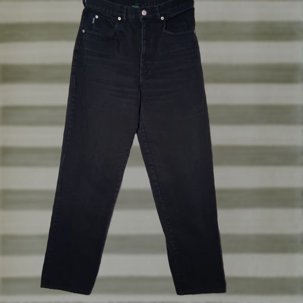 Ralph Lauren VINTAGE Lauren Ralph Lauren Jeans Mom Regular Black Denim High Rise 29" Waist 29" Inseam Women 10 Size 32" / US 10 / IT 46 - 1 Thumbnail